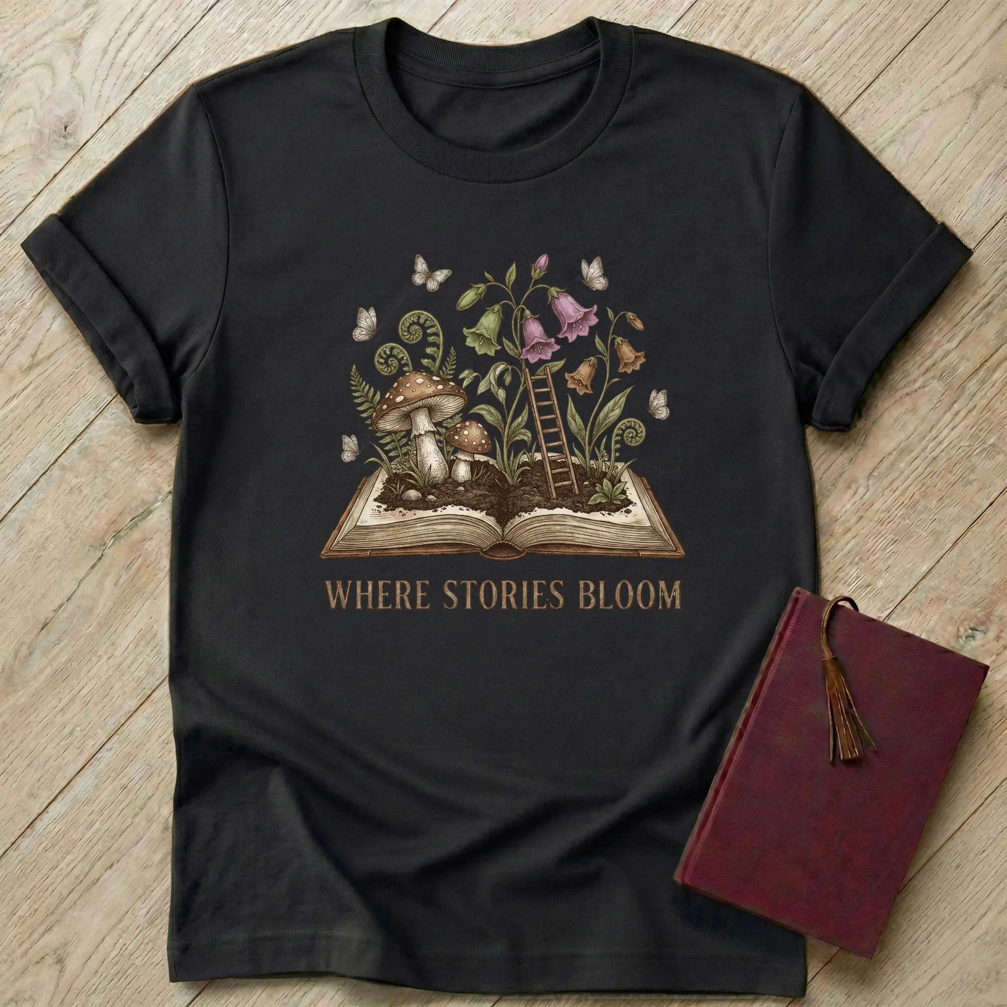 Where Stories Bloom T-Shirt