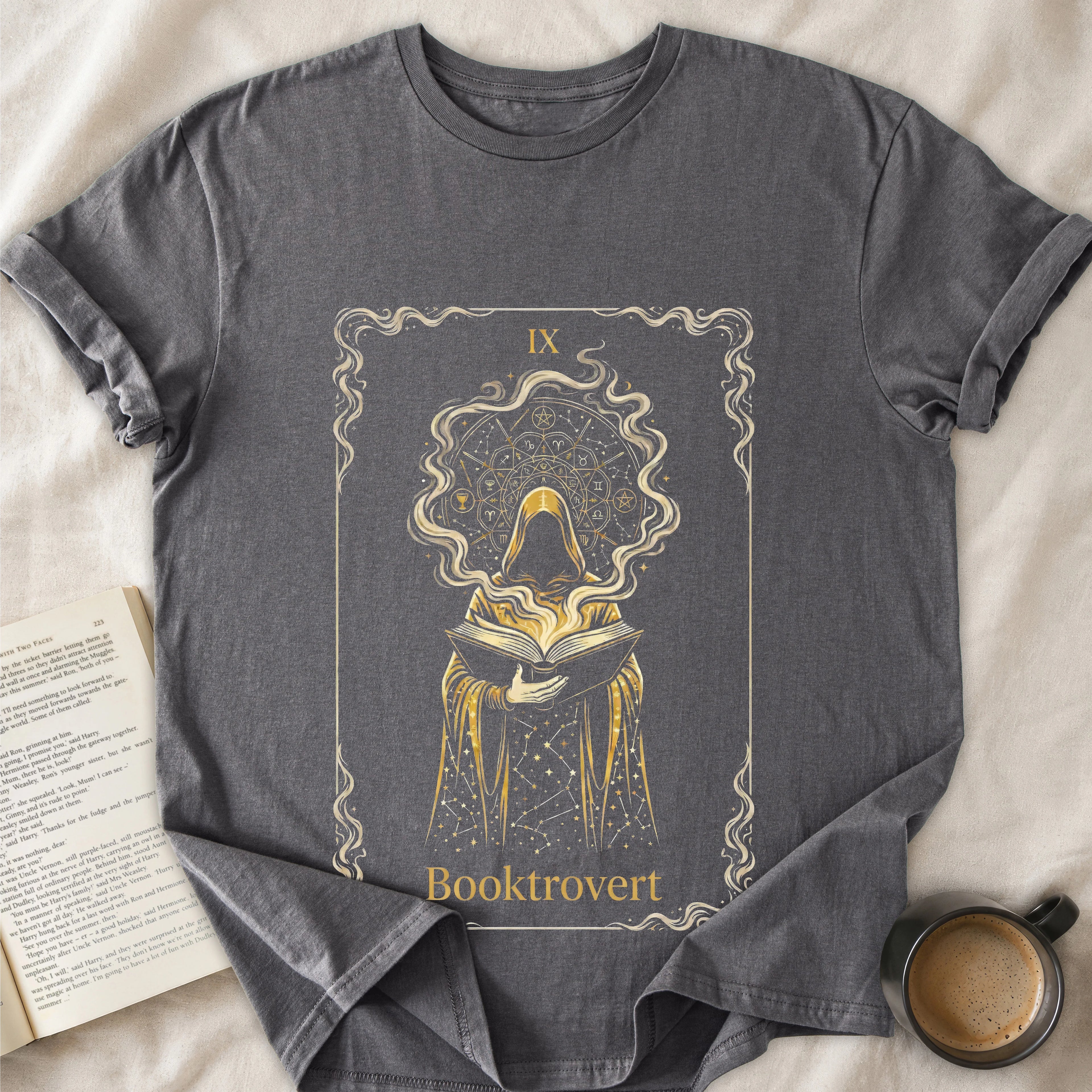 Booktrovert Tarot Card