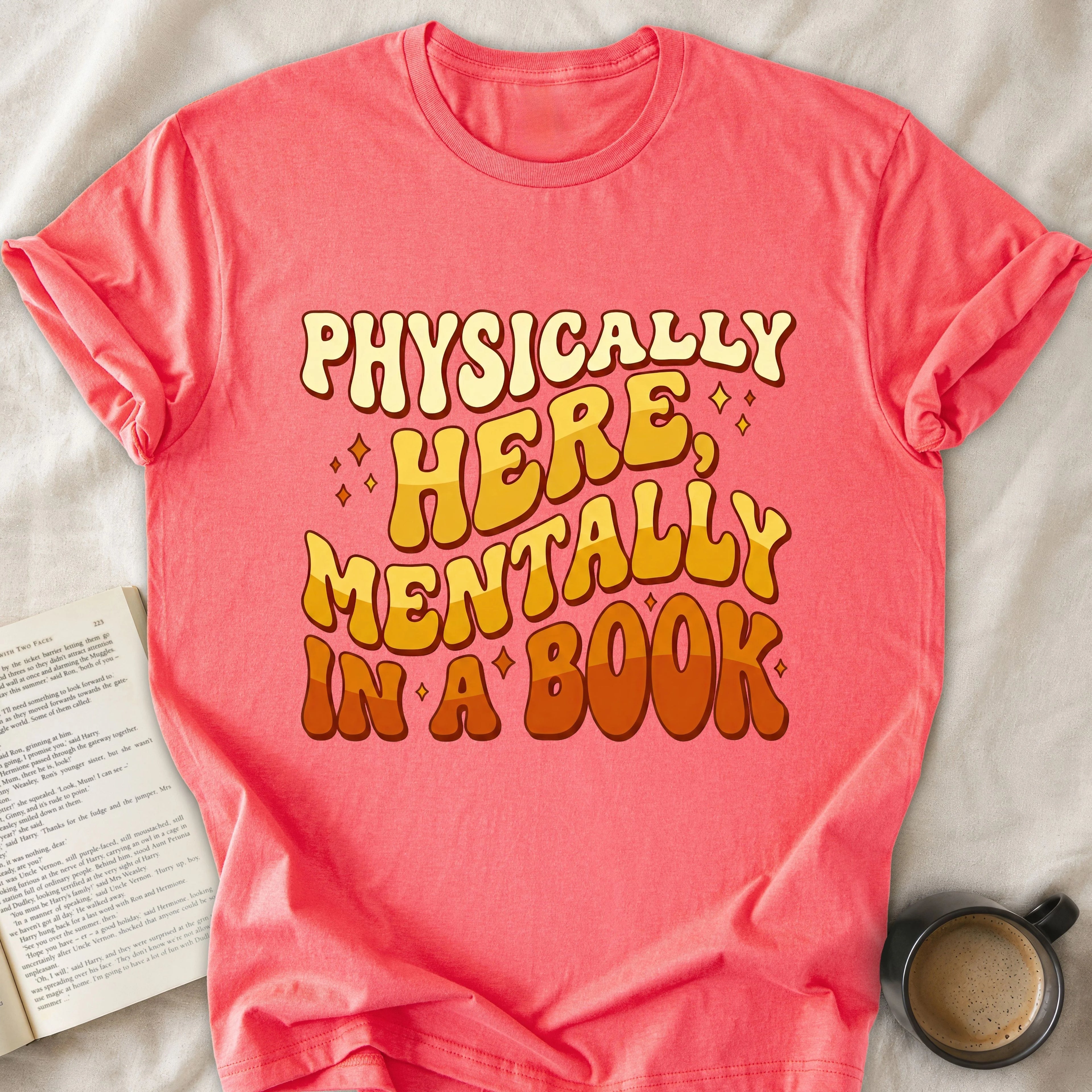 Physically Here Mentally in a Book