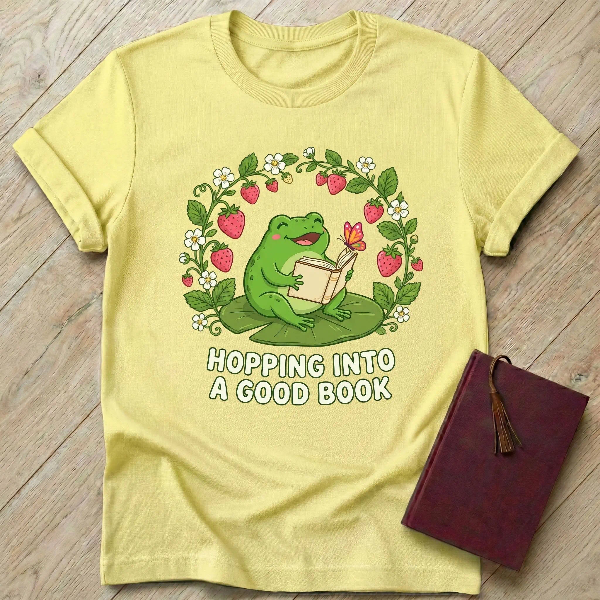 Hopping into a Good Book T-Shirt
