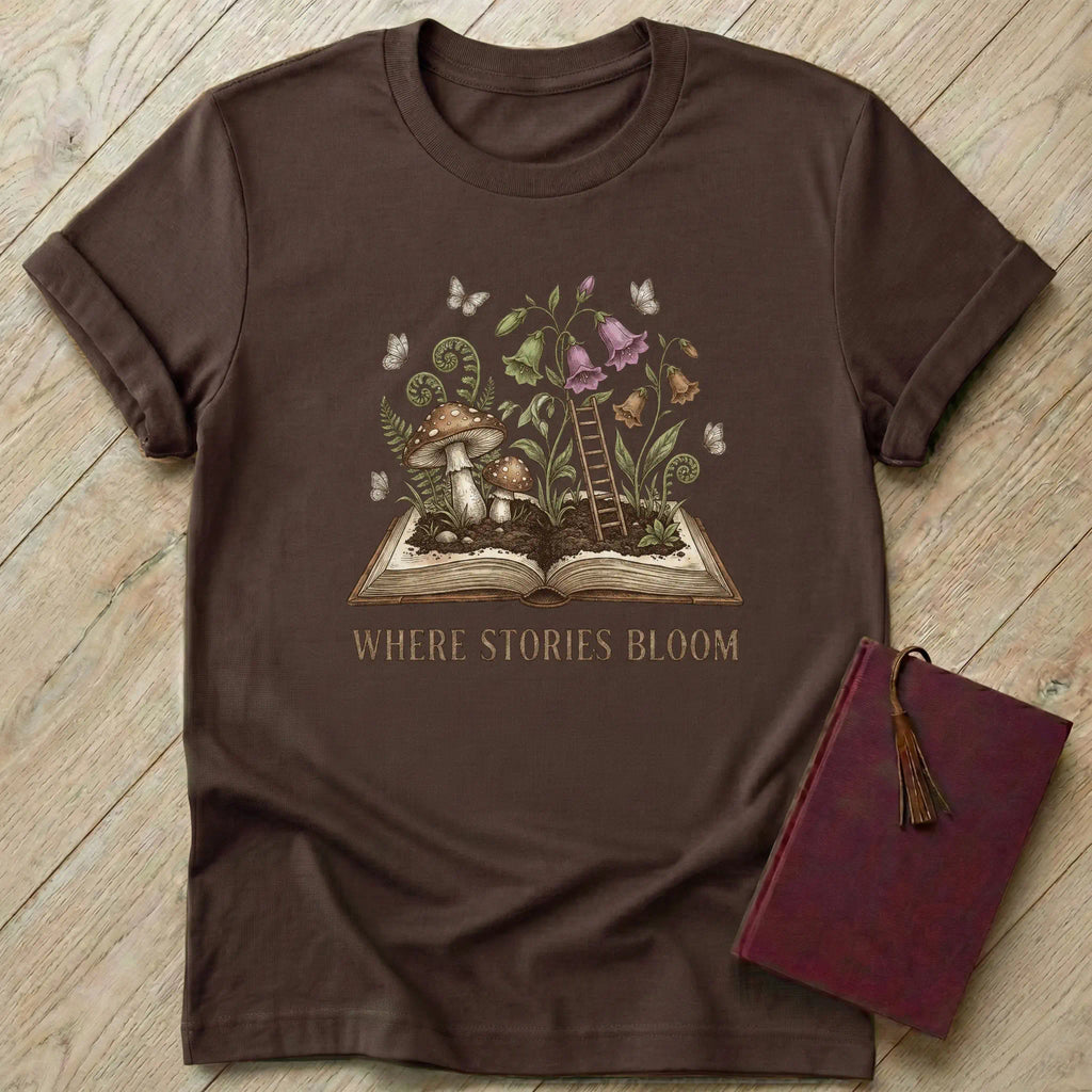 Where Stories Bloom T-Shirt