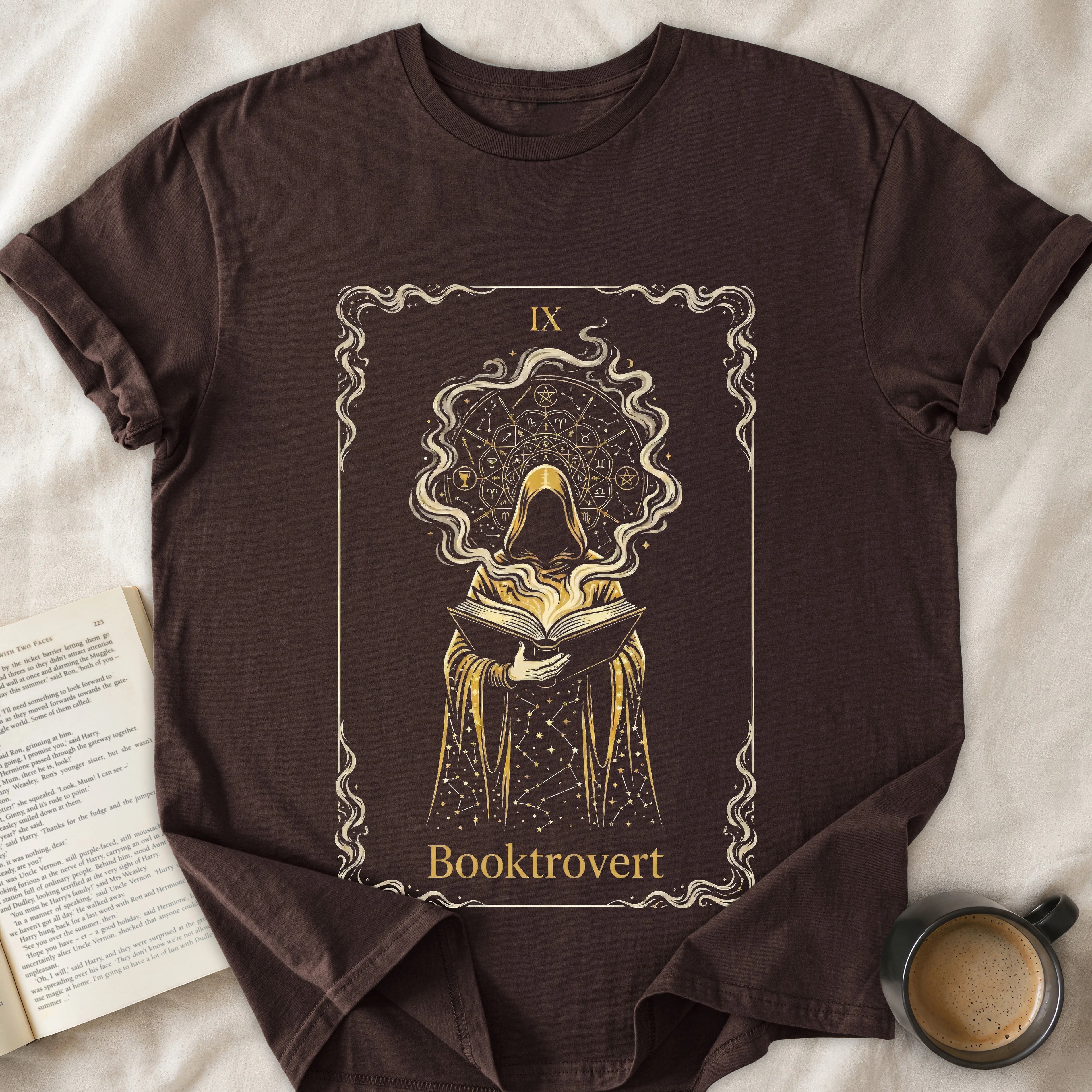 Booktrovert Tarot Card