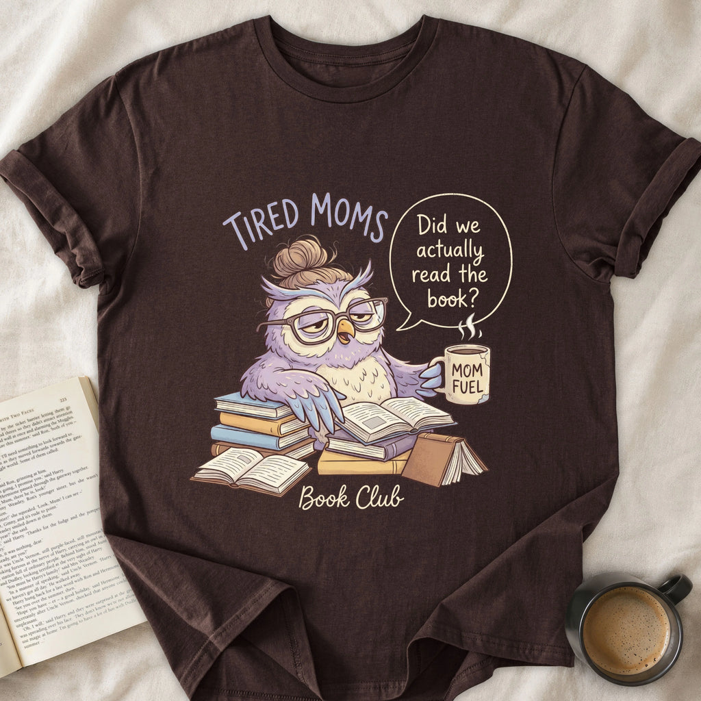 Tired Moms Book Club Owl