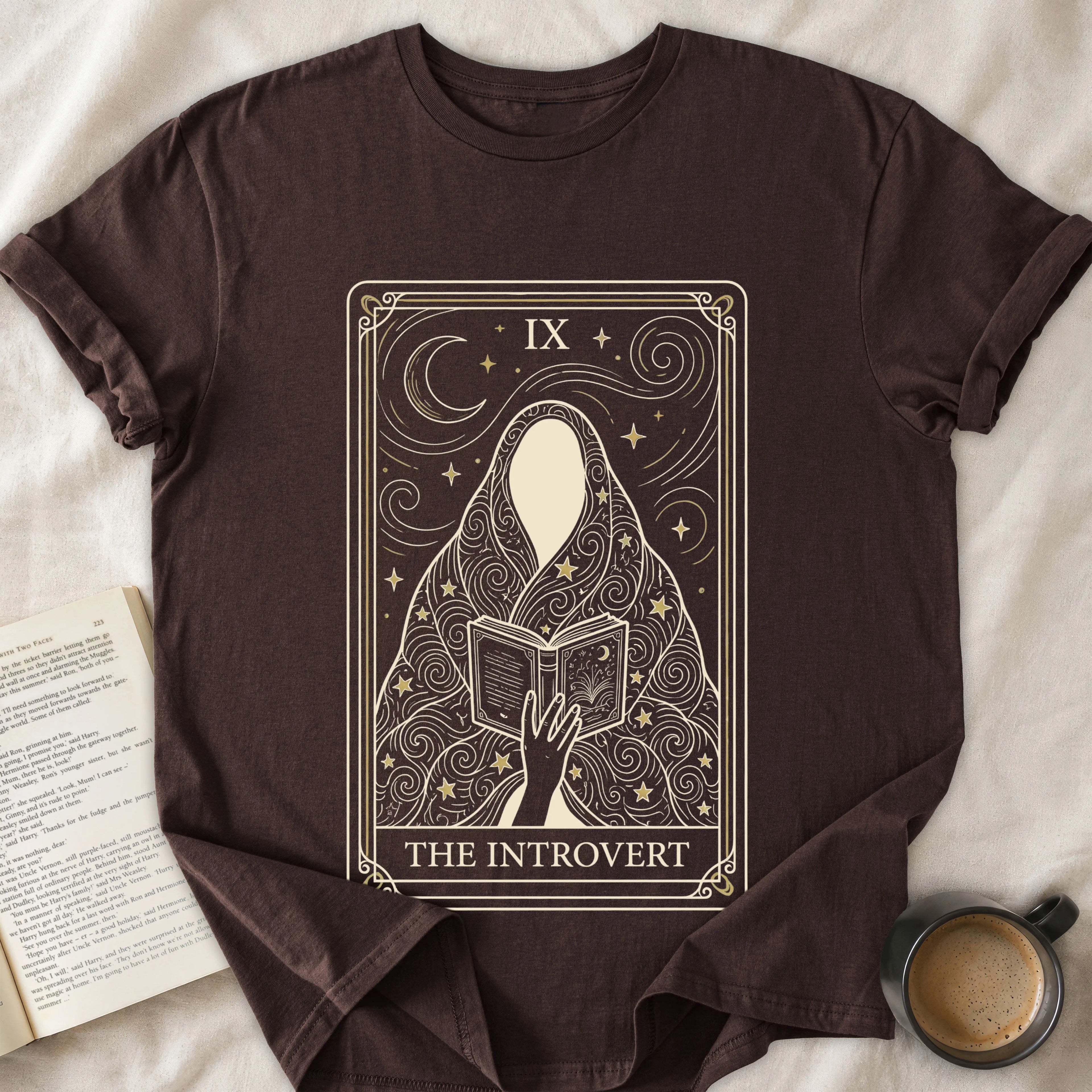 The Introvert Tarot Card