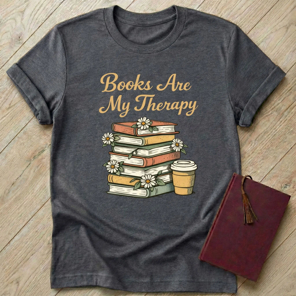 Books are My Therapy T-Shirt