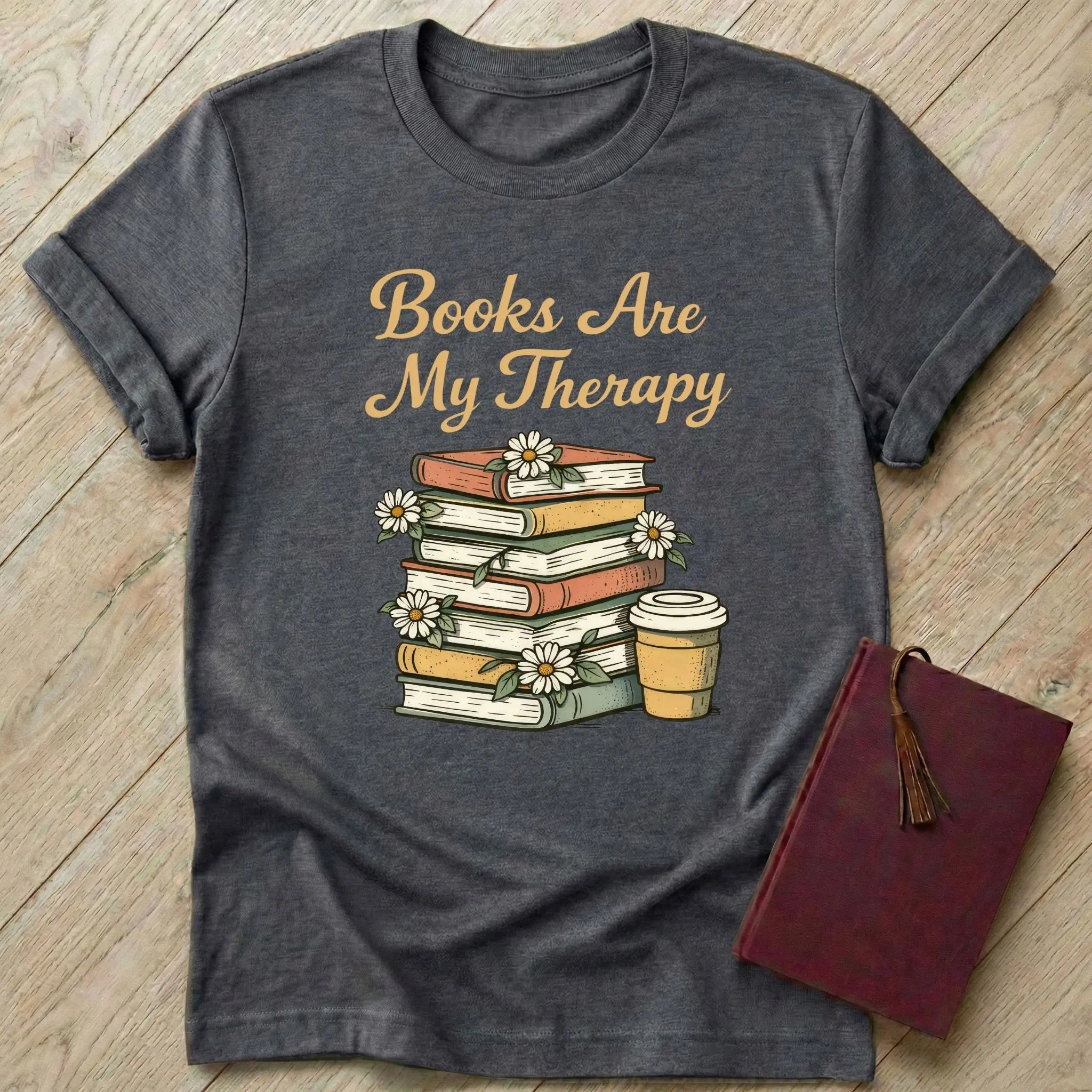 Books are My Therapy T-Shirt