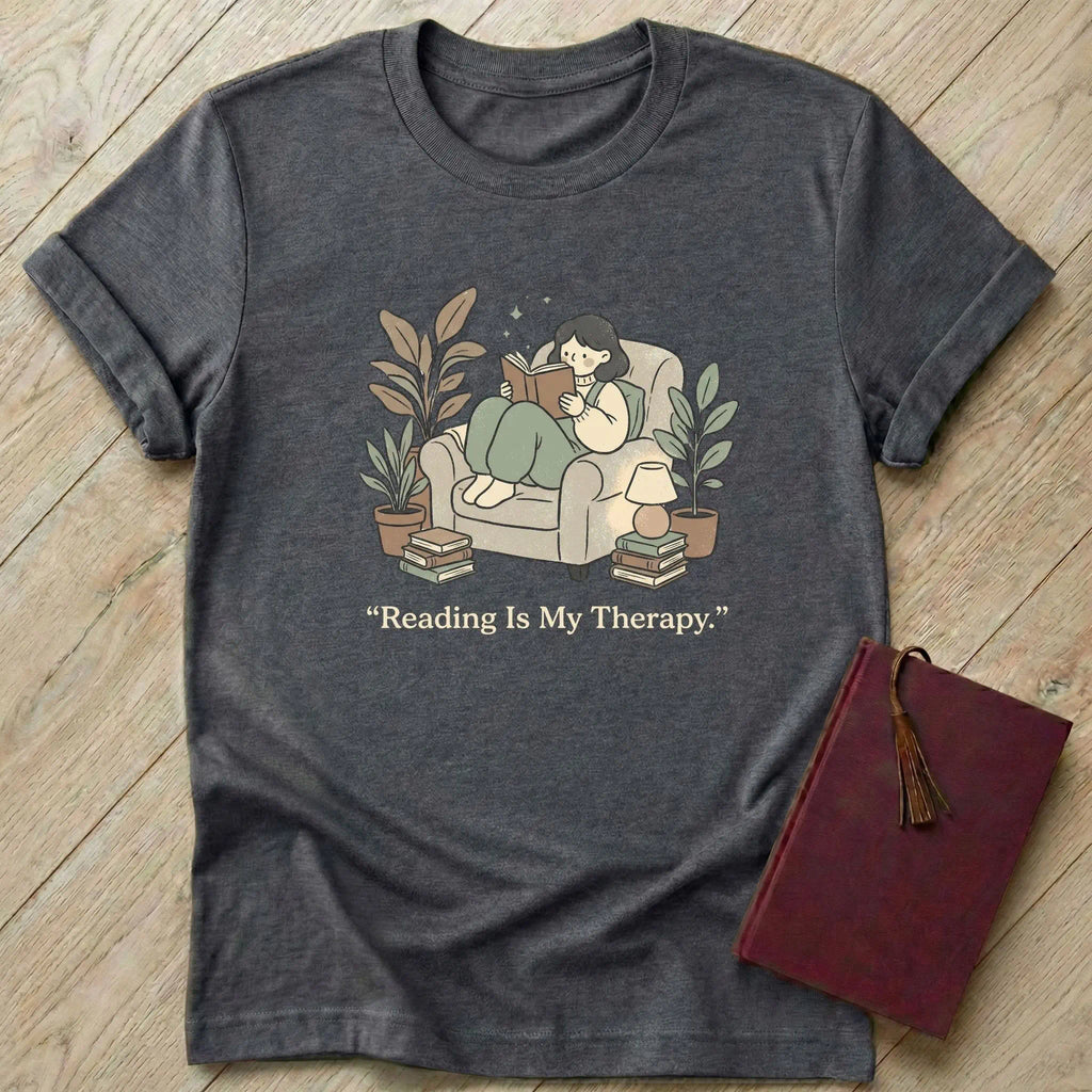 Reading is My Therapy T-Shirt
