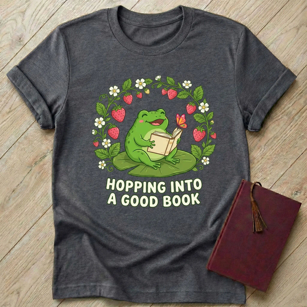 Hopping into a Good Book T-Shirt