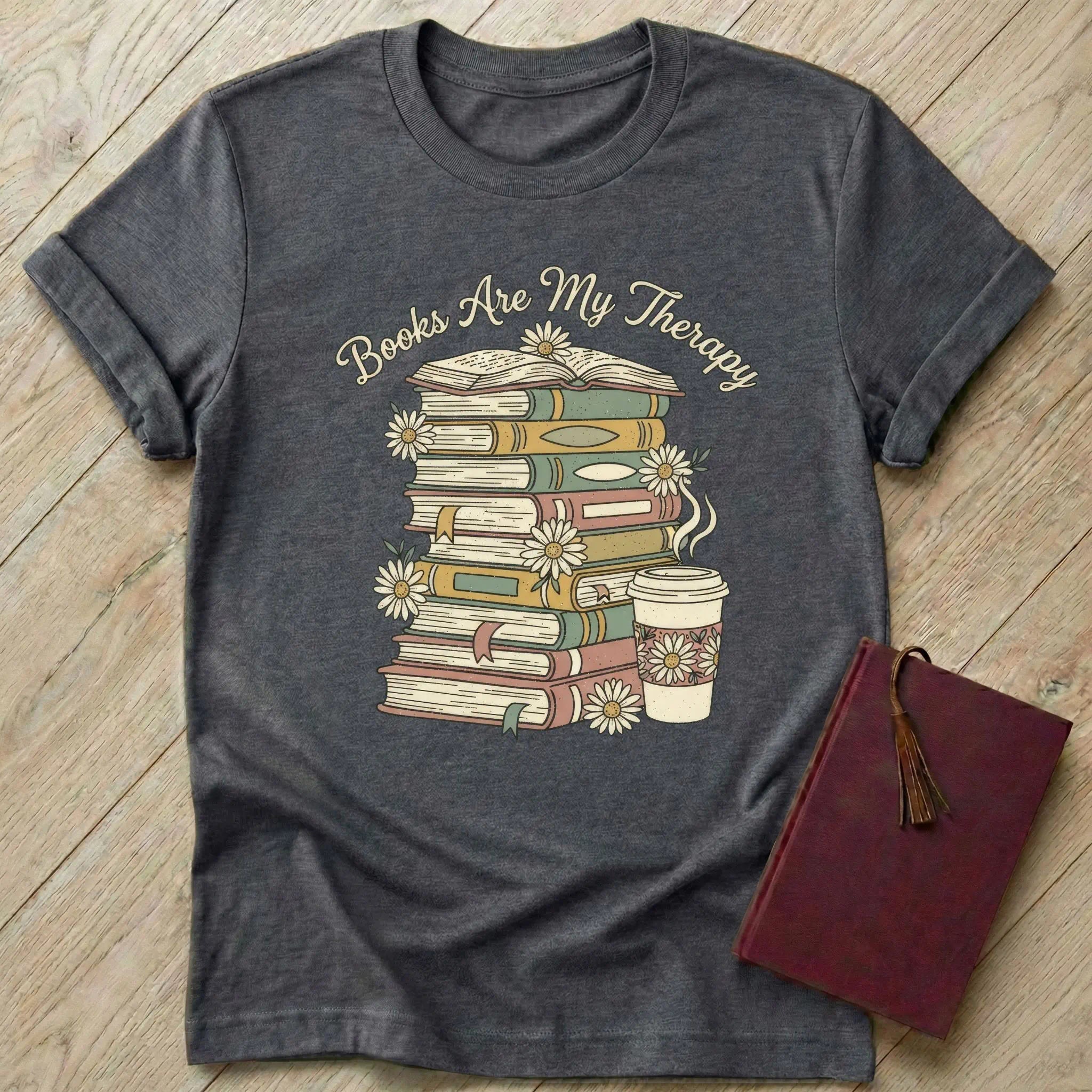 Books are My Therapy T-Shirt