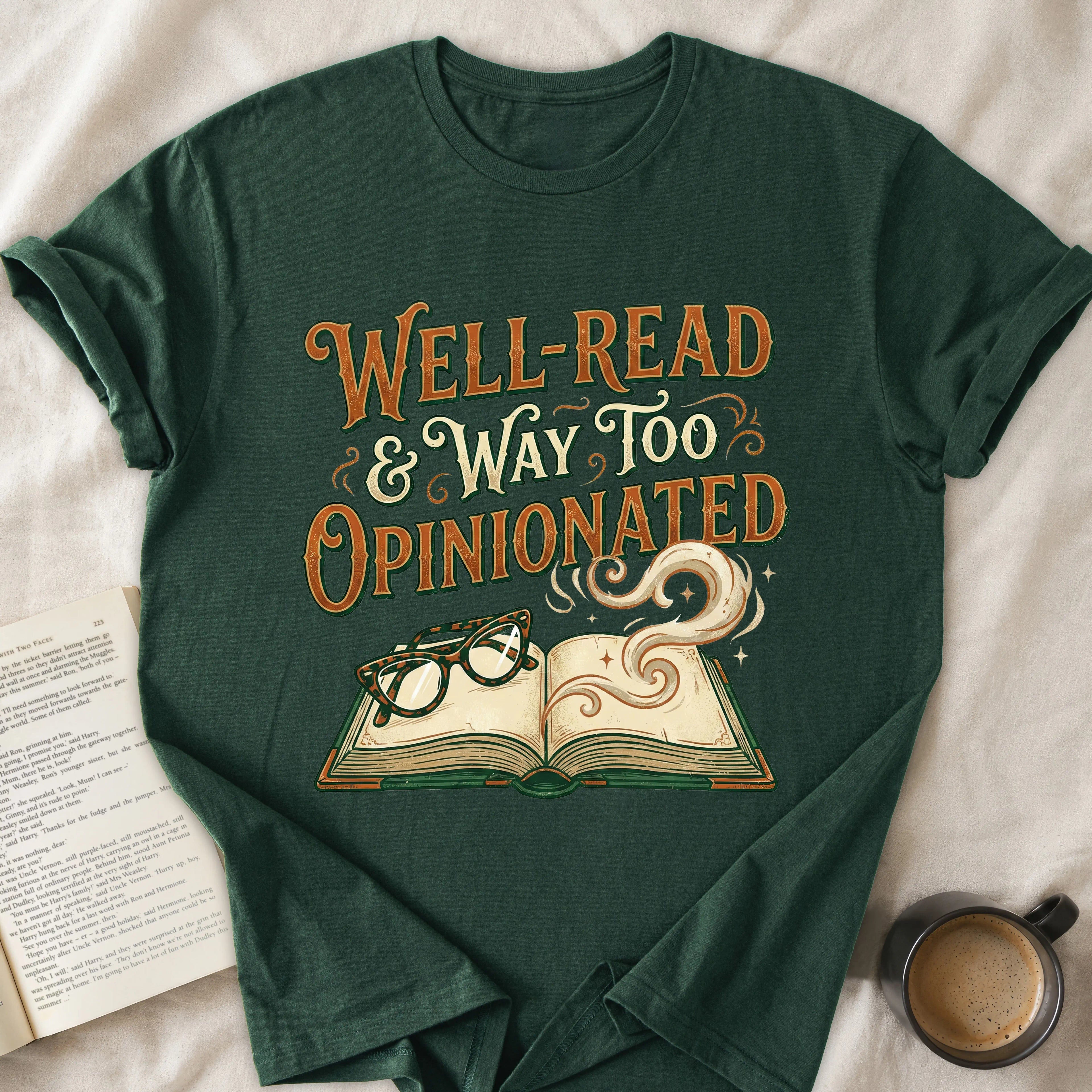 Well-Read & Way Too Opinionated T-Shirt