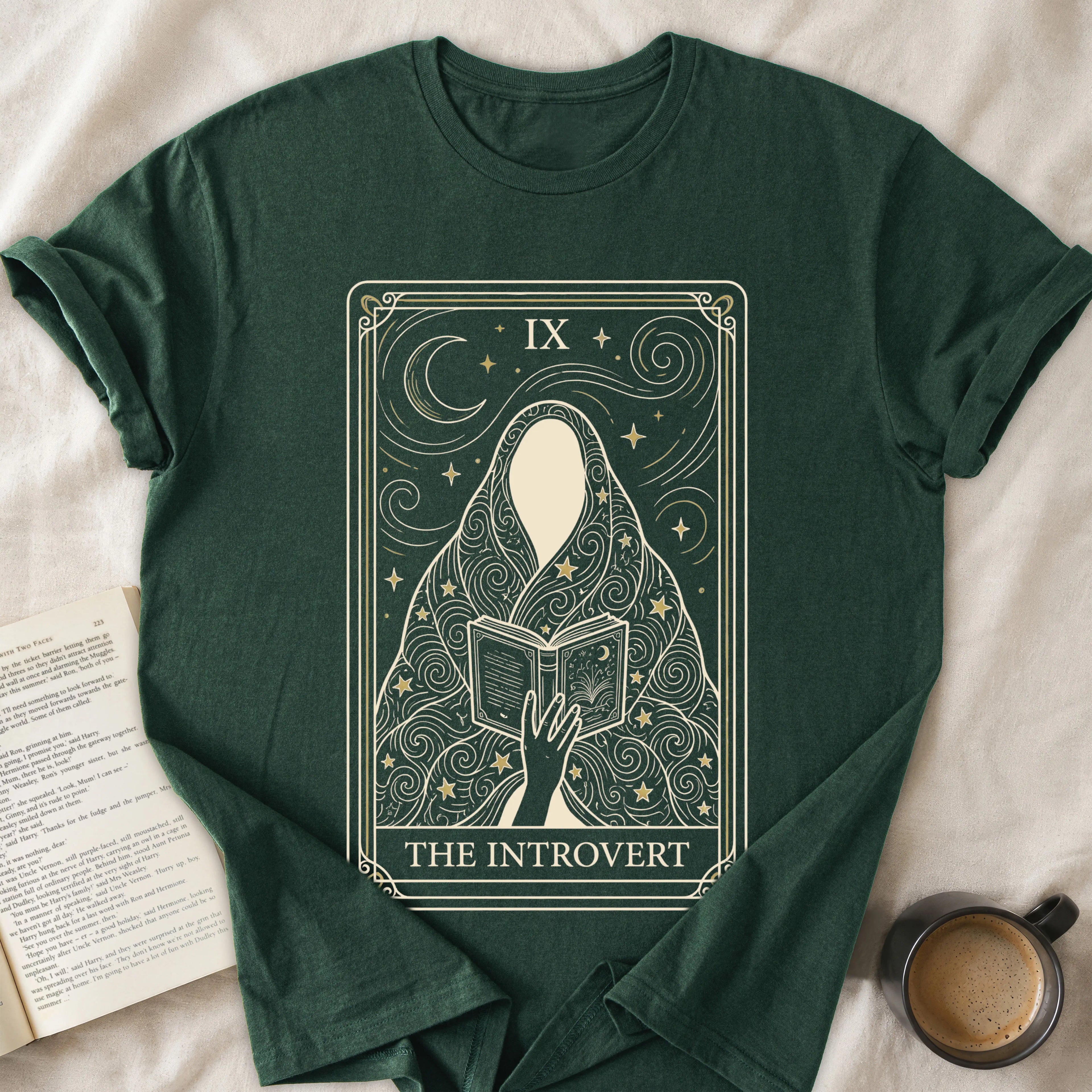 The Introvert Tarot Card