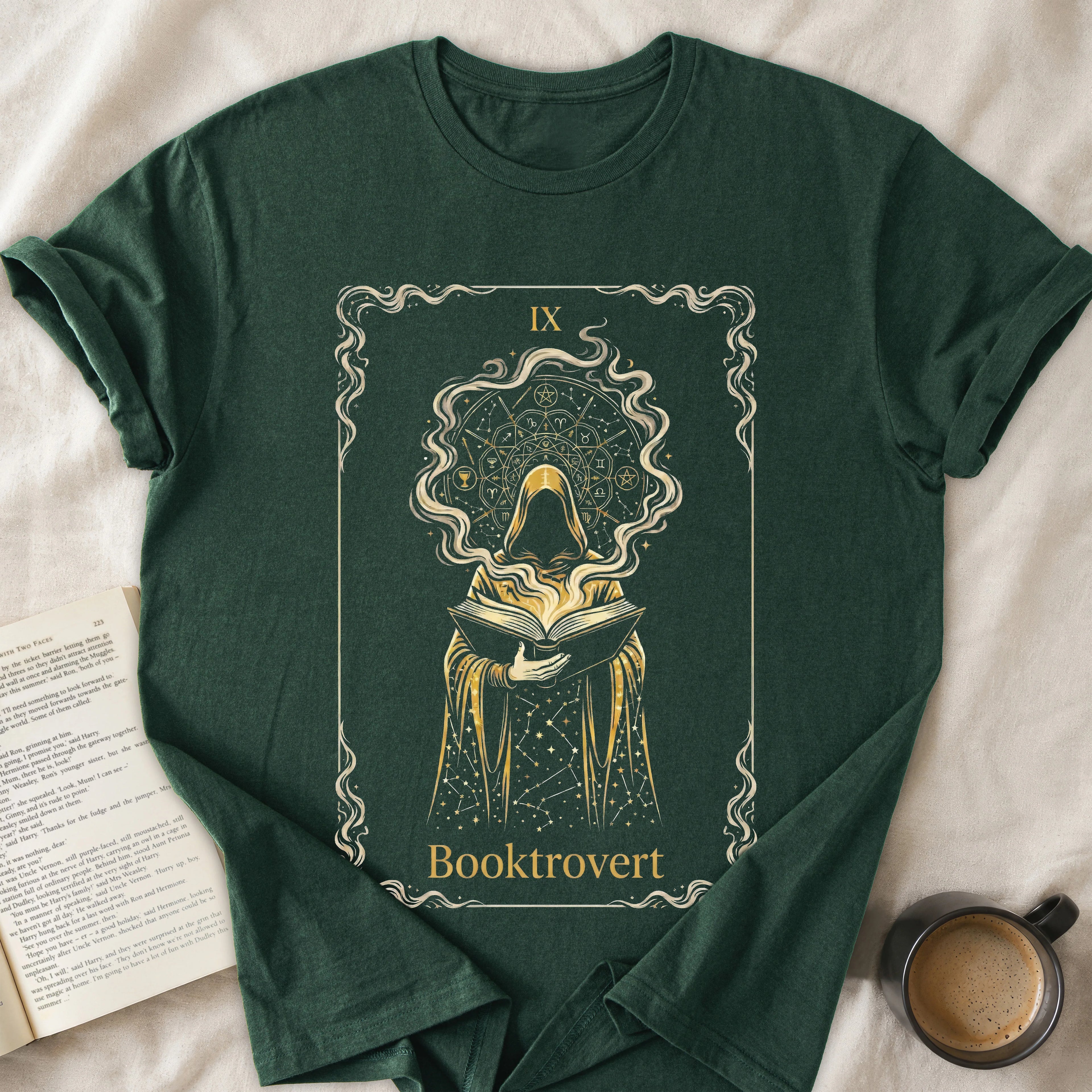 Booktrovert Tarot Card