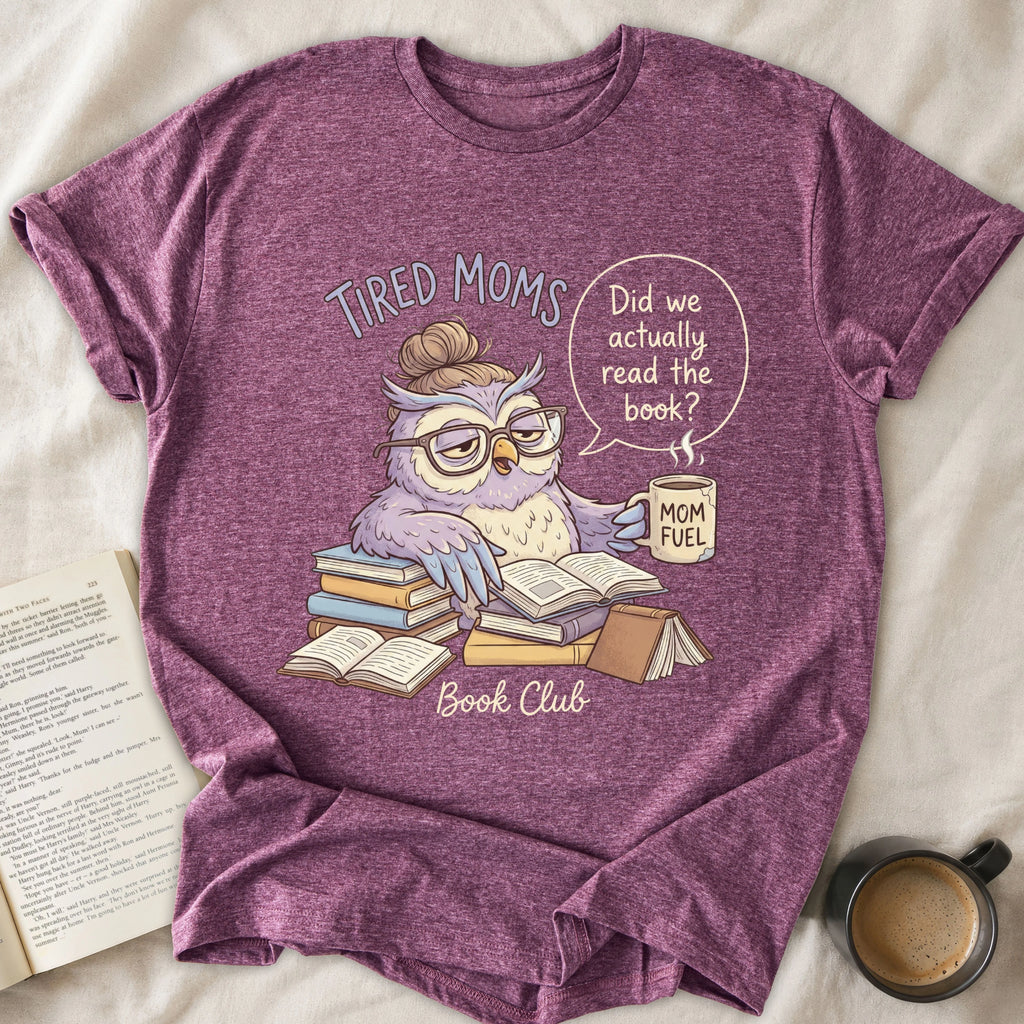 Tired Moms Book Club Owl