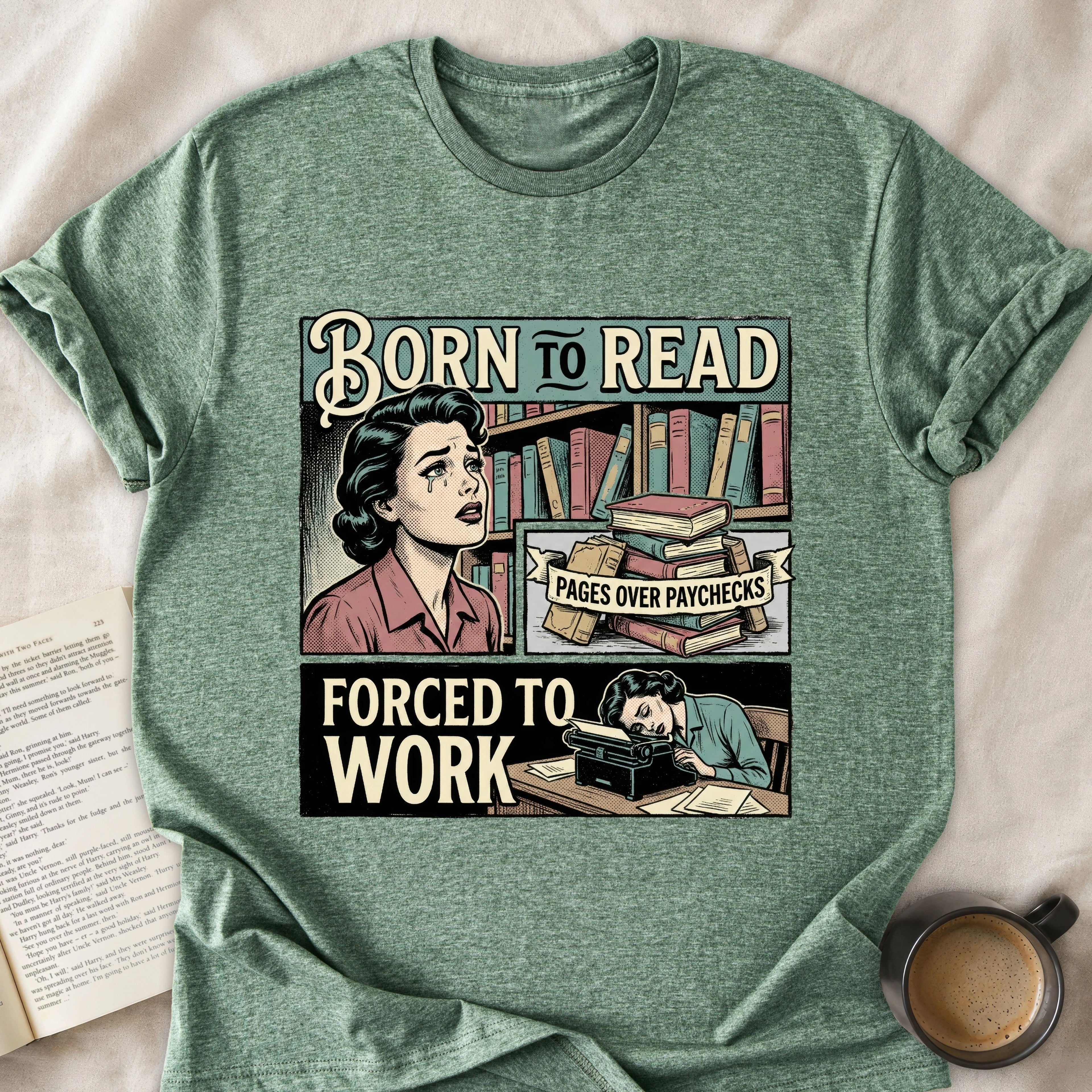 Born To Read Forced To Work