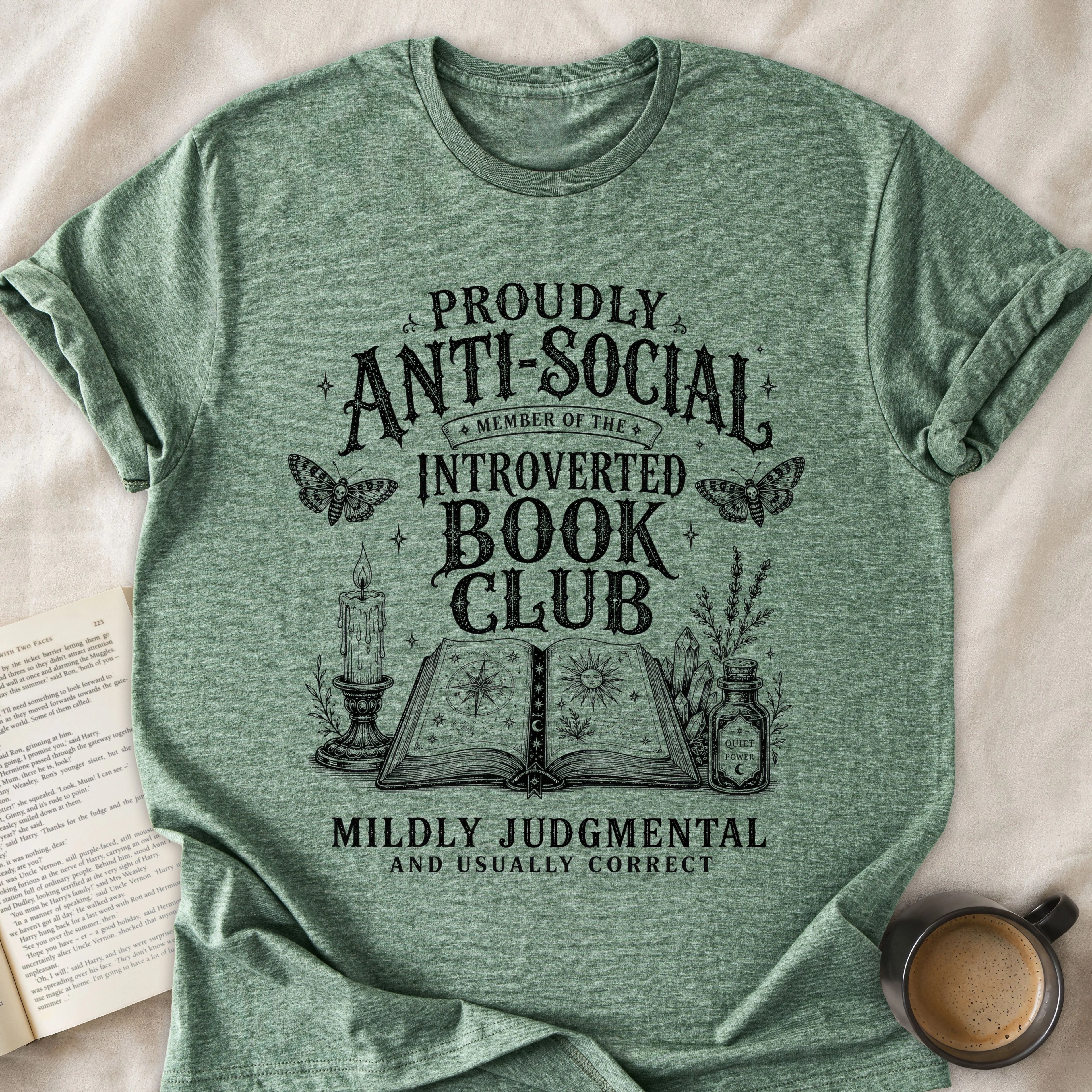 Introverted Book Club Whimsical