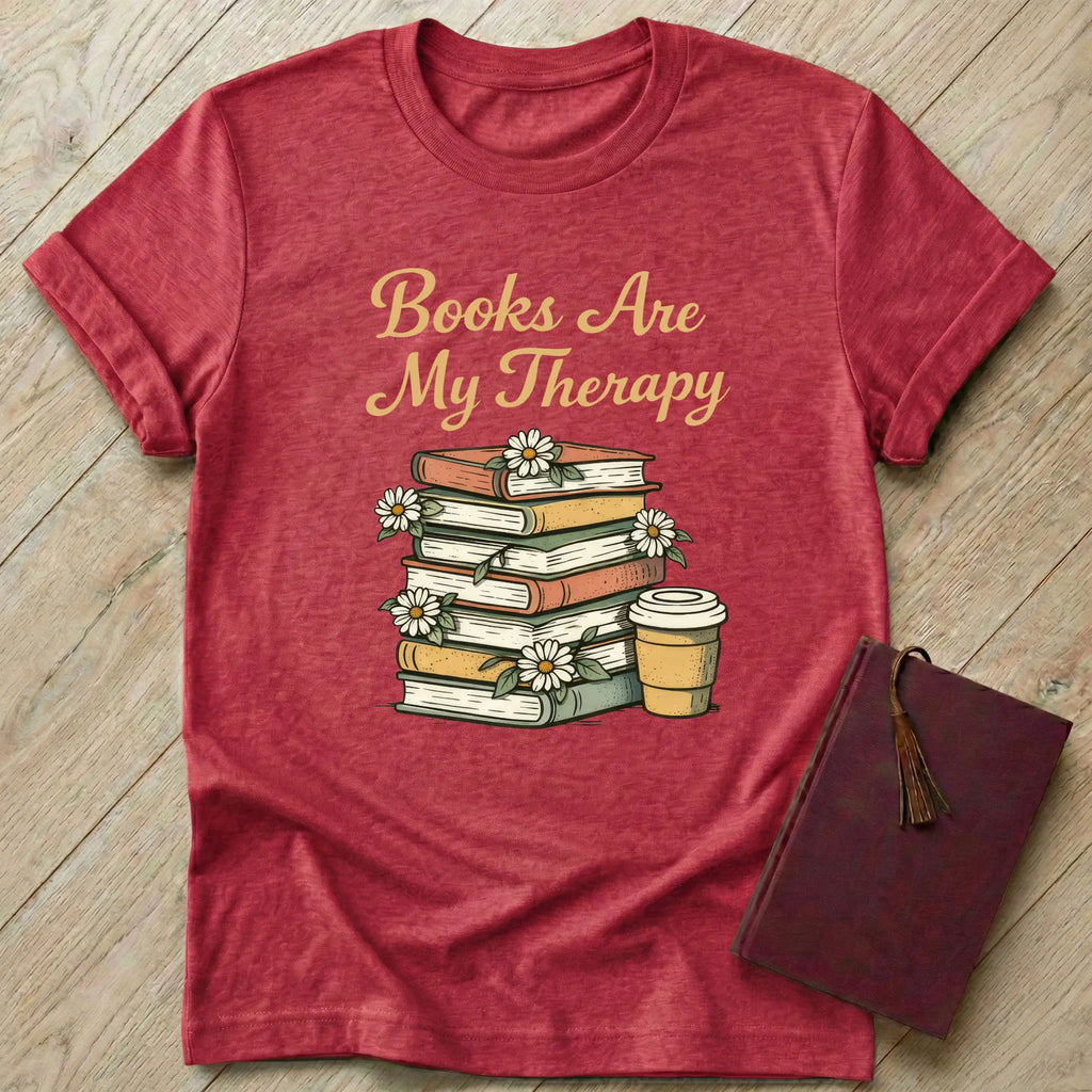 Books are My Therapy T-Shirt
