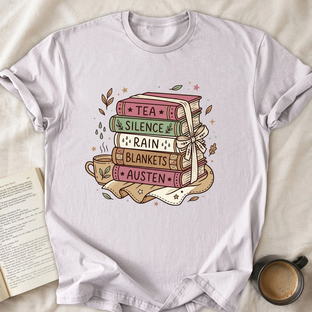 Tea Silence Rain Blanket Austen
