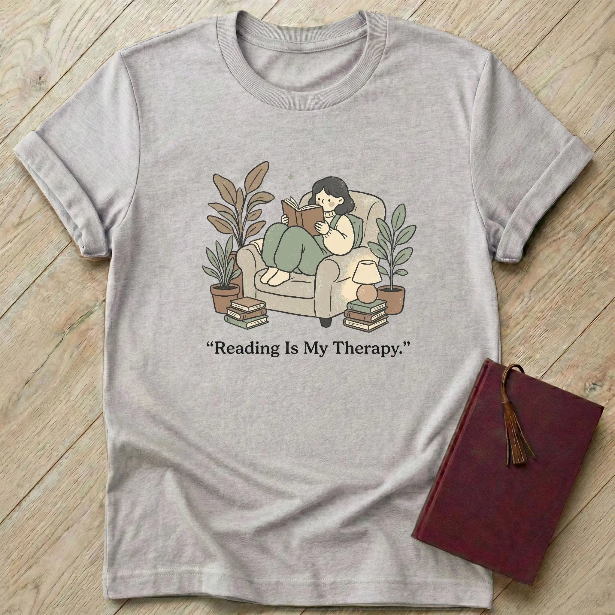 Reading is My Therapy T-Shirt