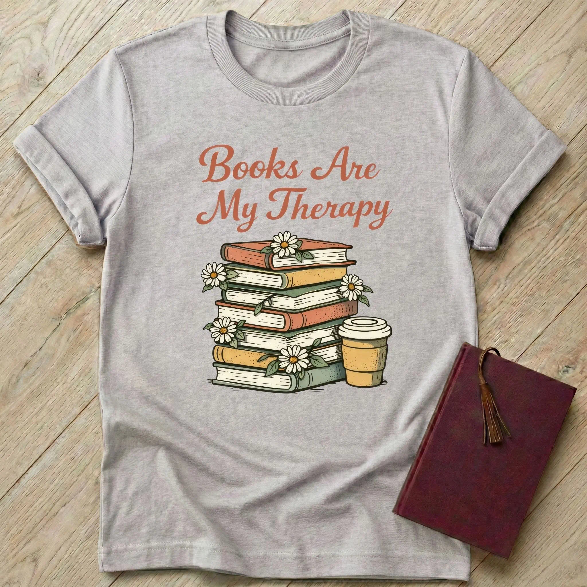 Books are My Therapy T-Shirt