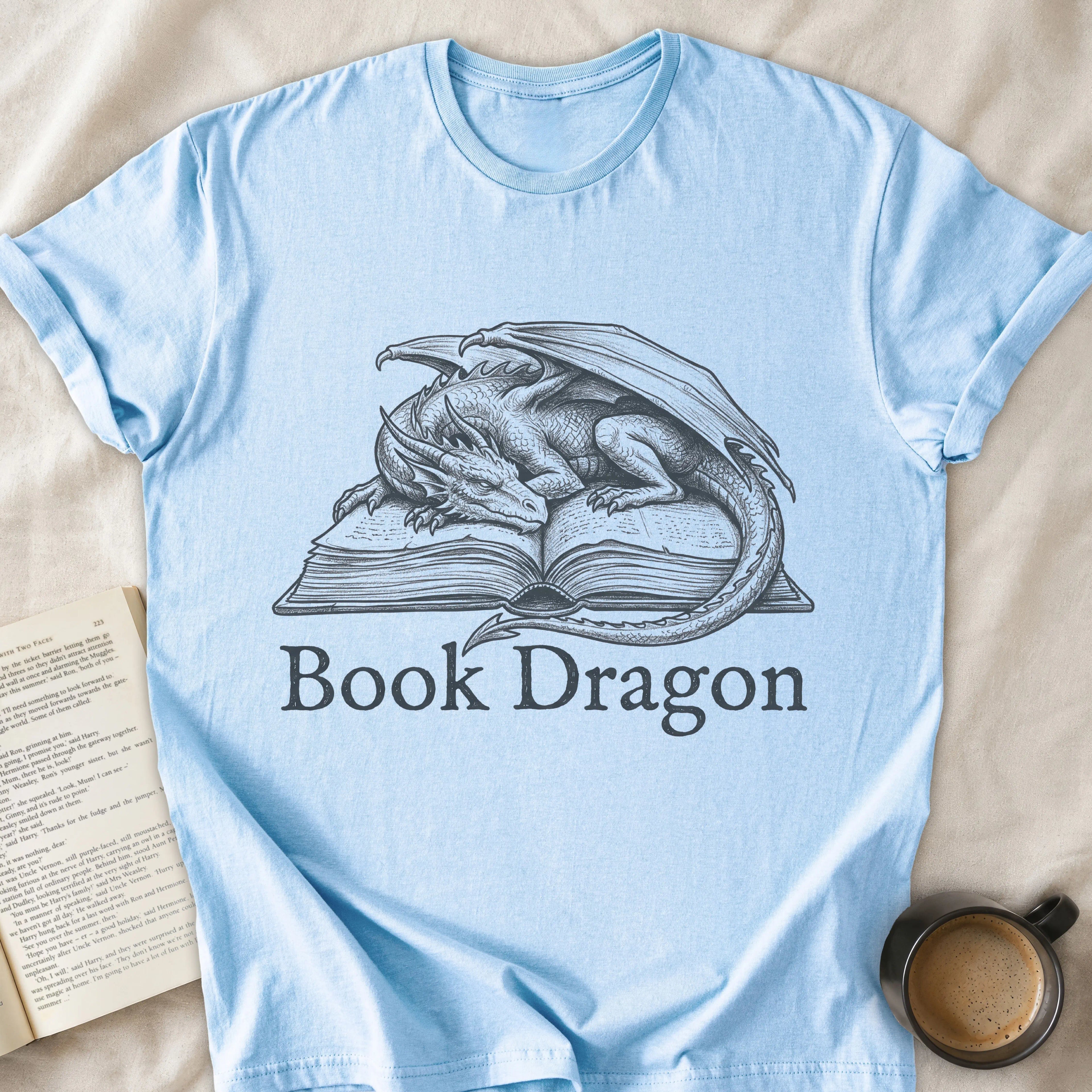 Book Dragon Drawing