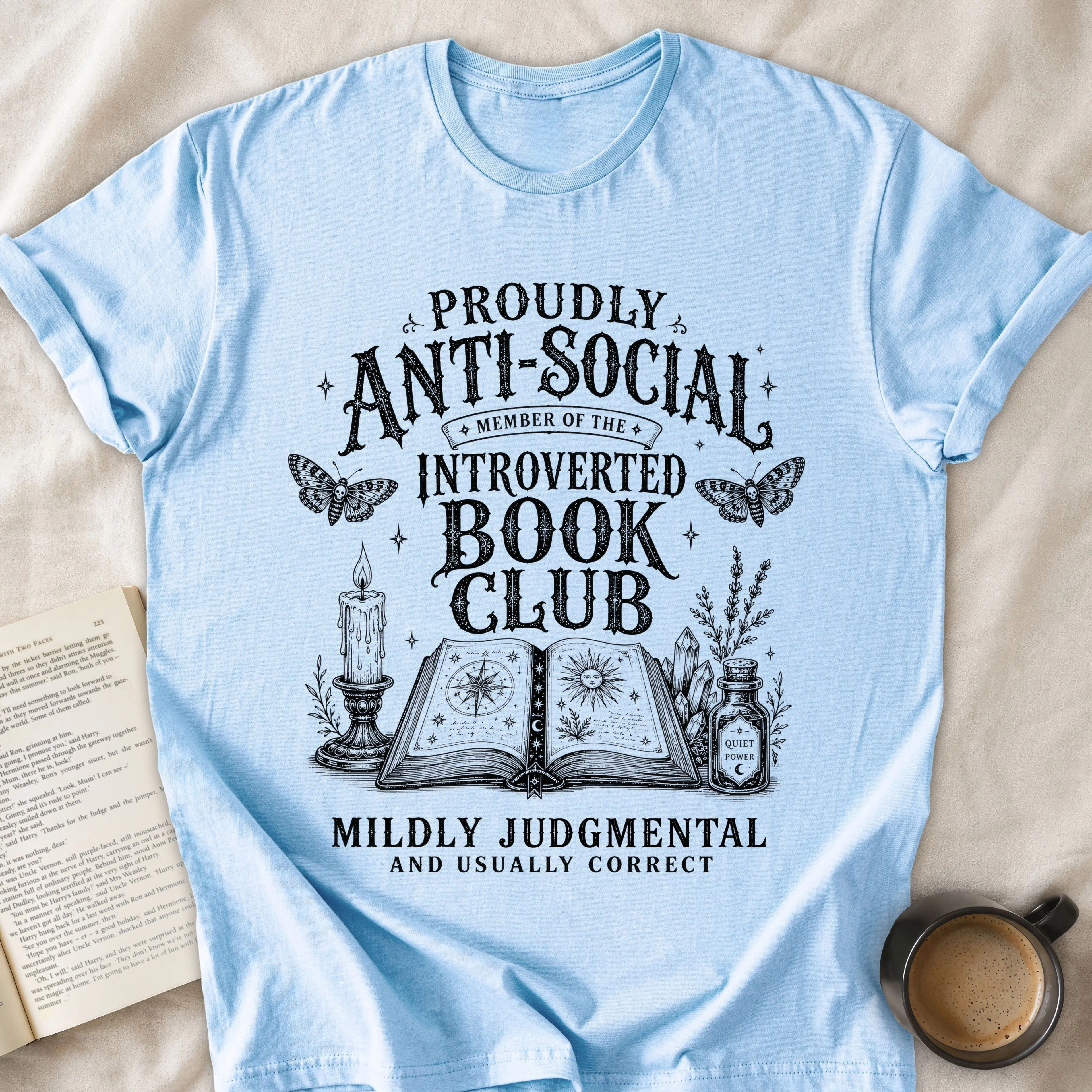 Introverted Book Club Whimsical
