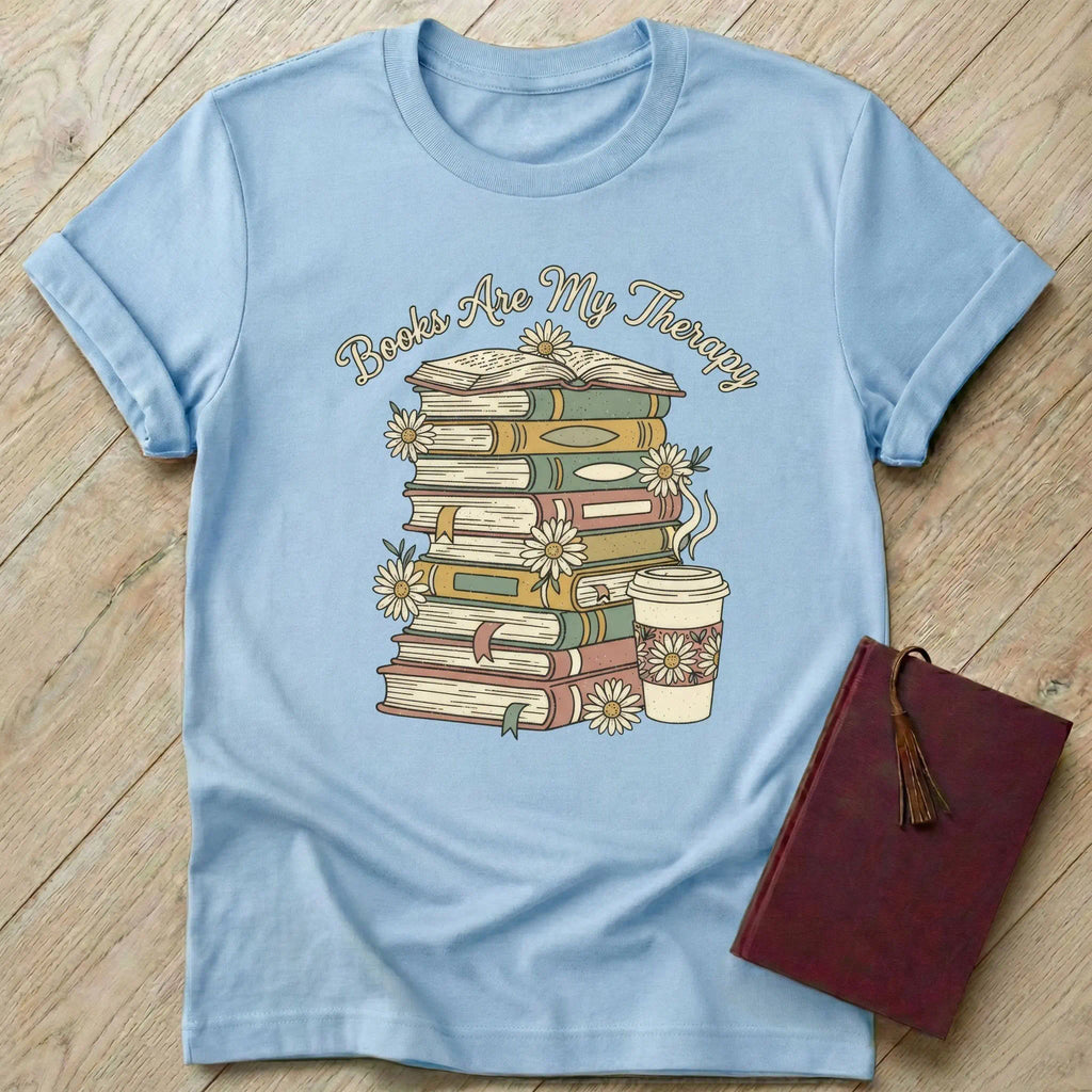 Books are My Therapy T-Shirt