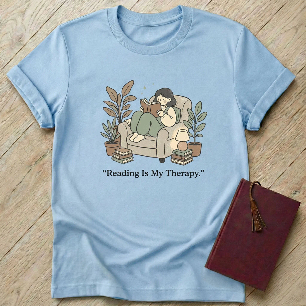 Reading is My Therapy T-Shirt