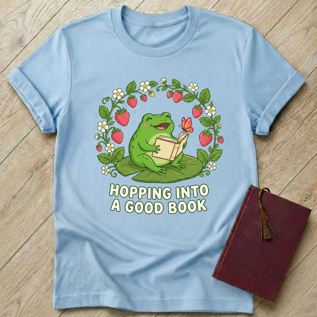 Hopping into a Good Book T-Shirt
