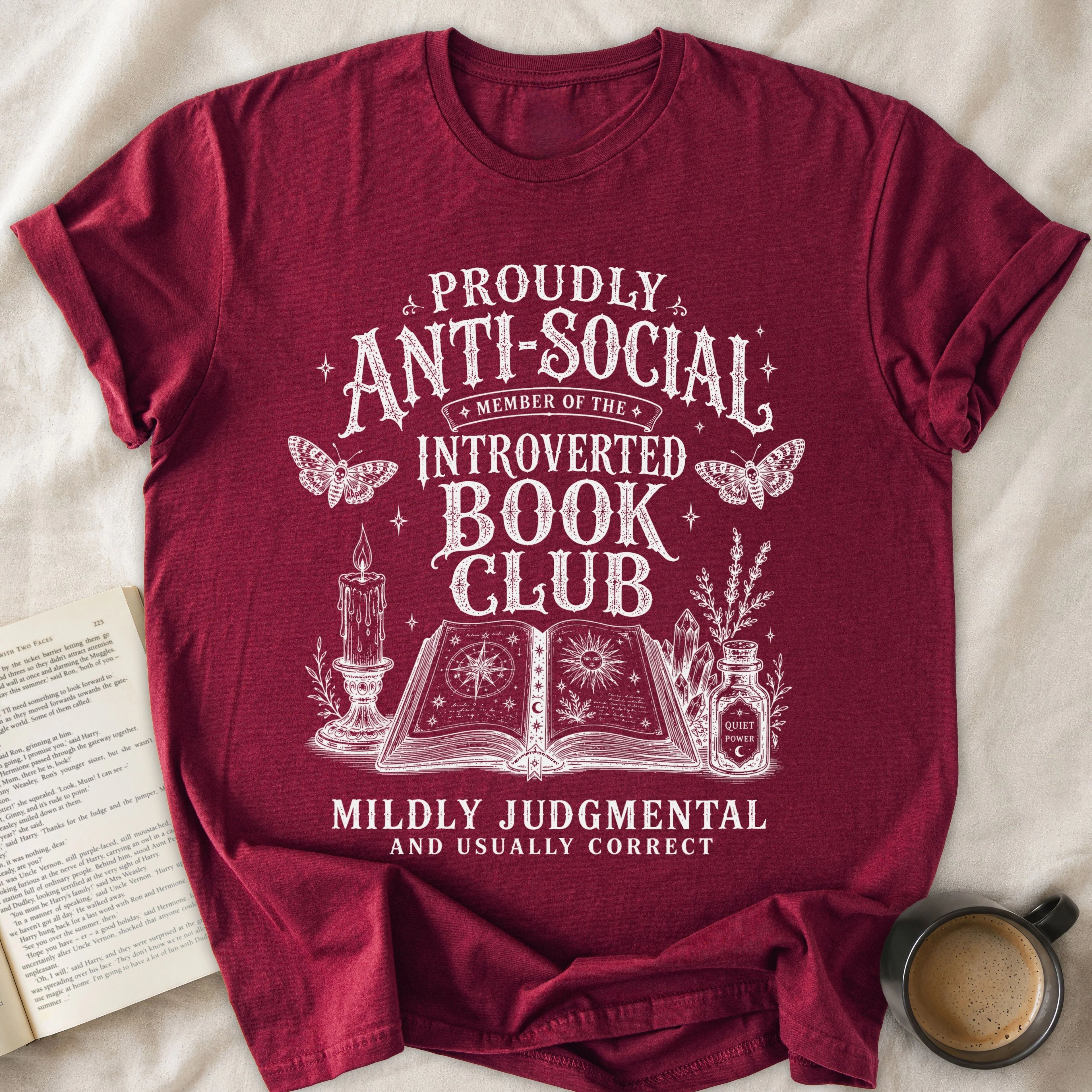 Introverted Book Club Whimsical