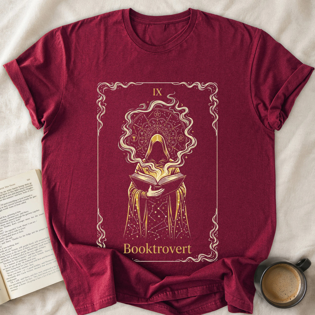 Booktrovert Tarot Card