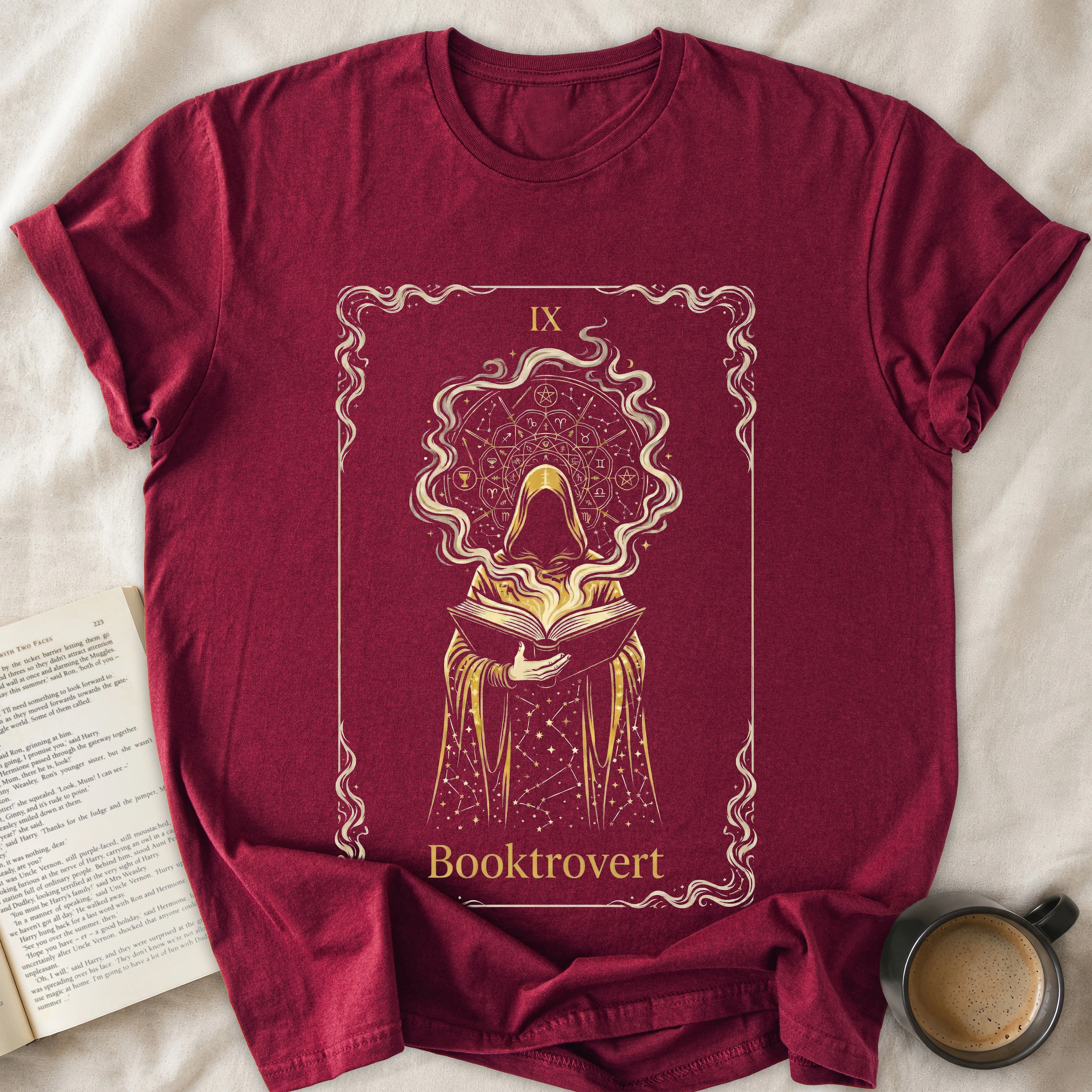 Booktrovert Tarot Card