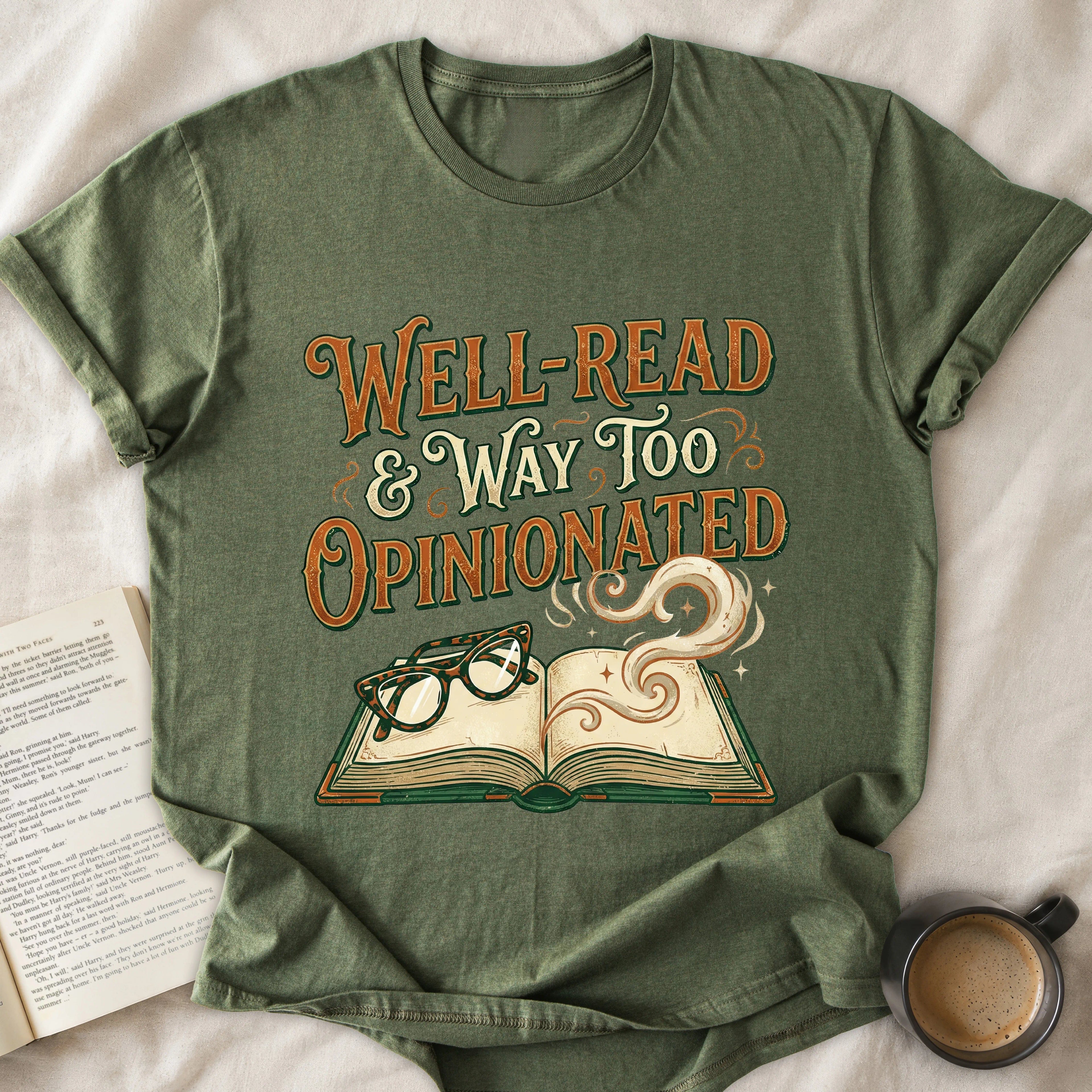 Well-Read & Way Too Opinionated T-Shirt