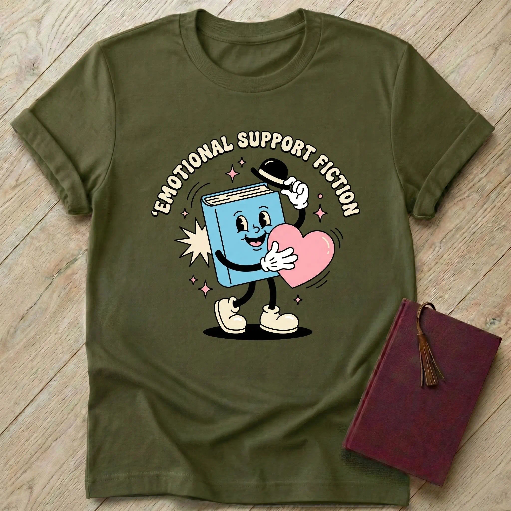 Emotional Support Fiction T-Shirt