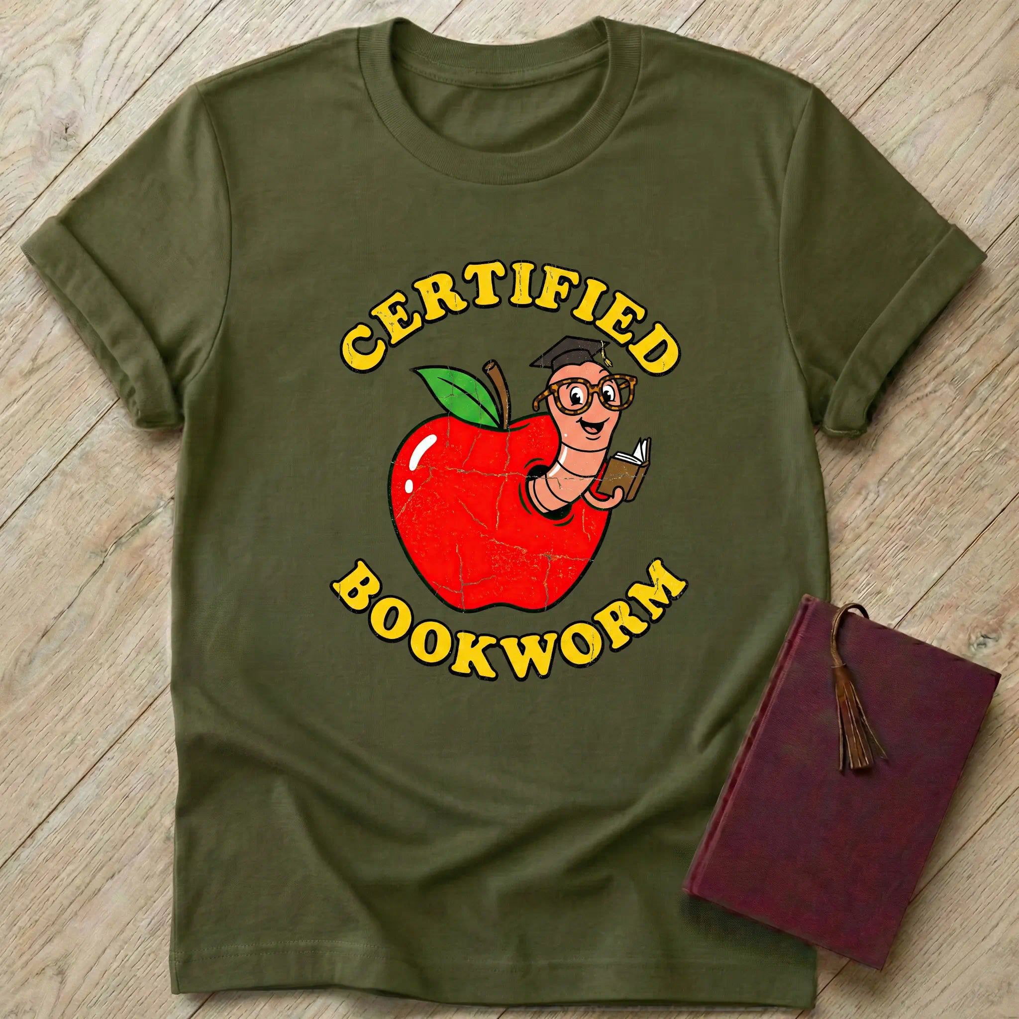Certified Bookworm T-Shirt