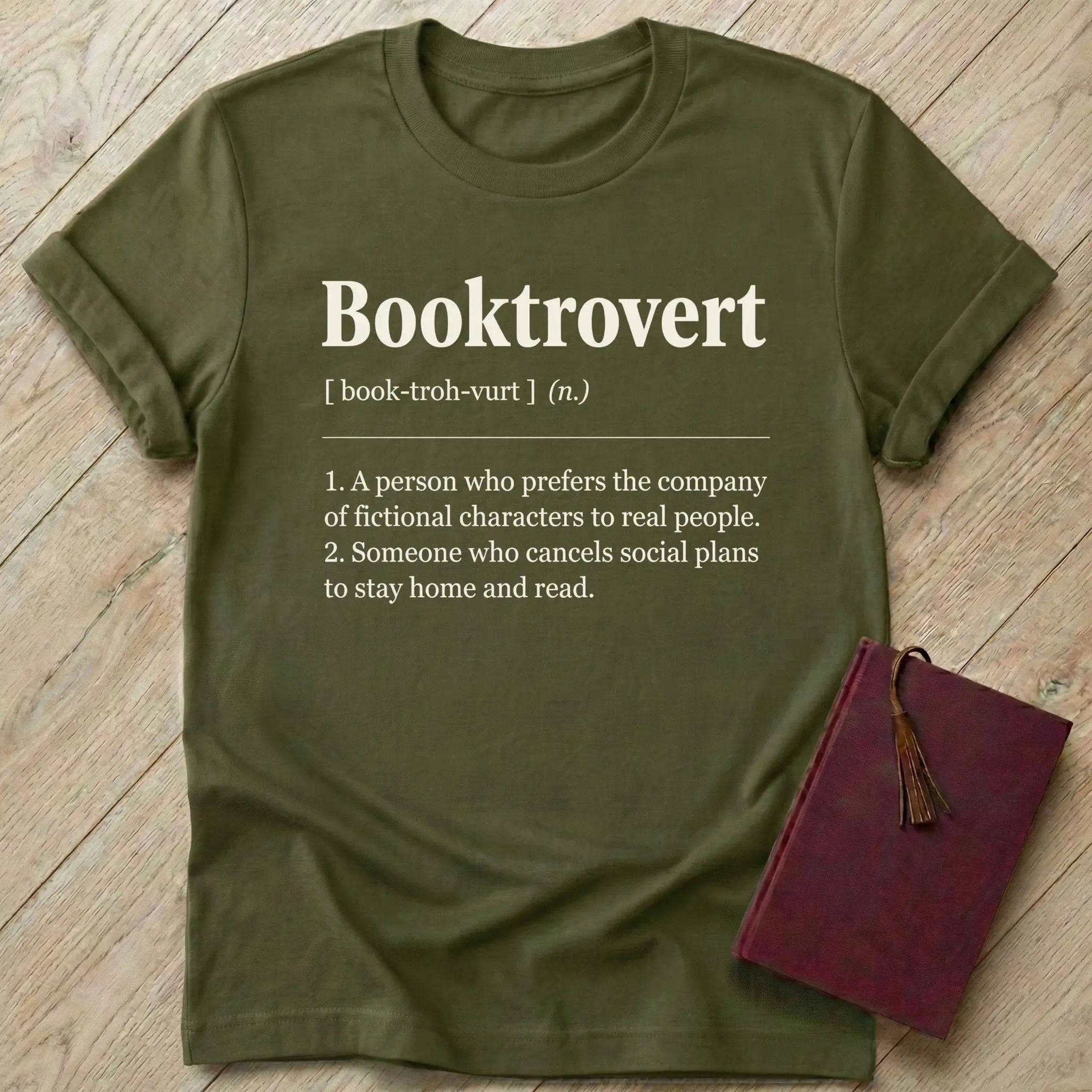 Booktrovert Dictionary T-Shirt
