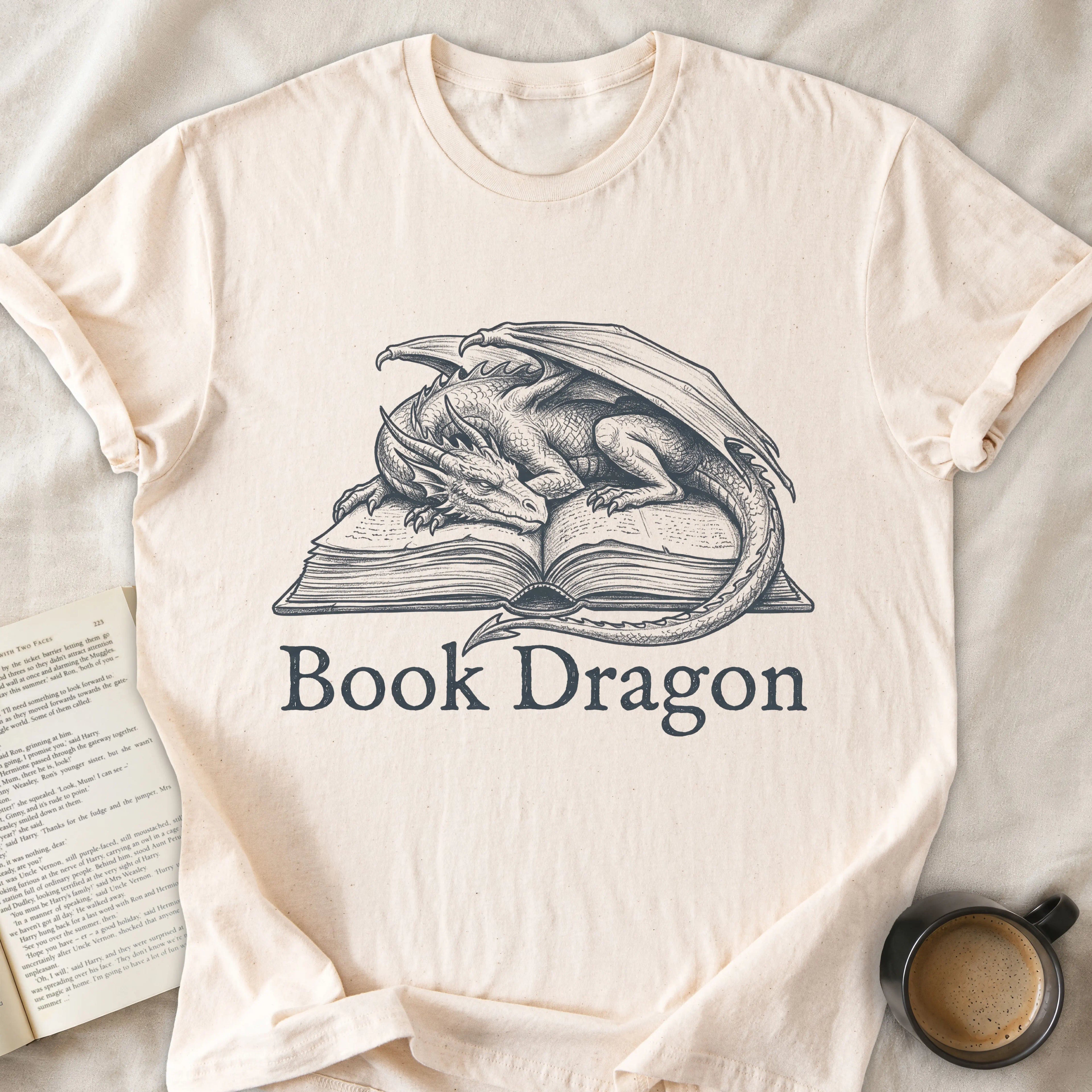 Book Dragon Drawing