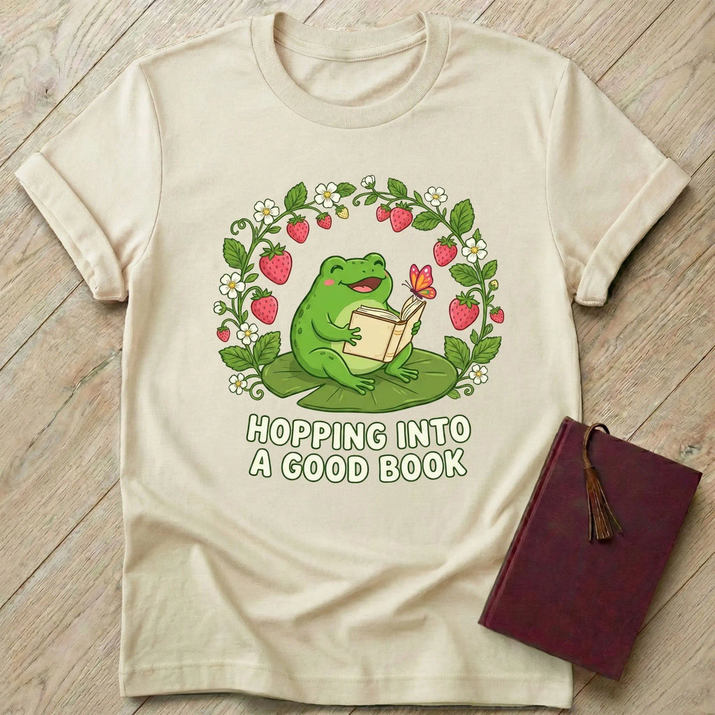 Hopping into a Good Book T-Shirt