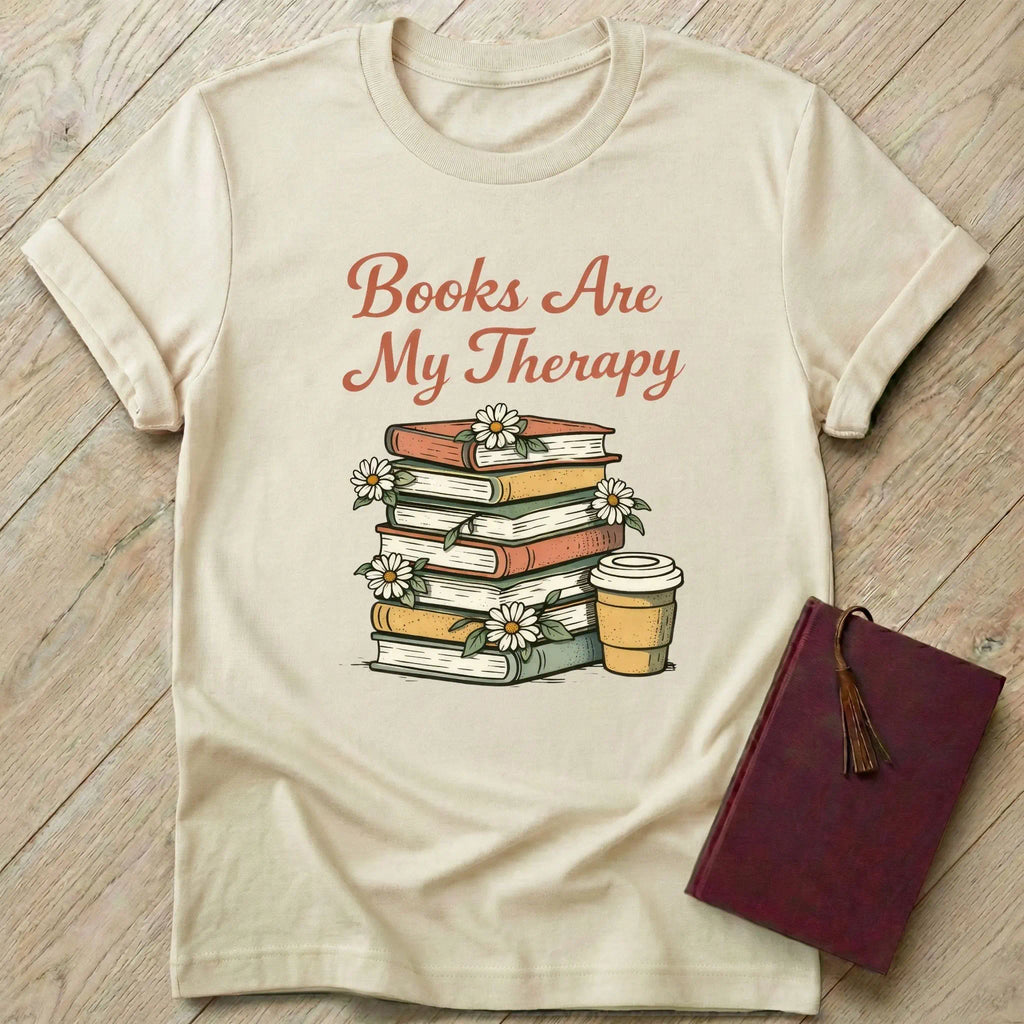 Books are My Therapy T-Shirt