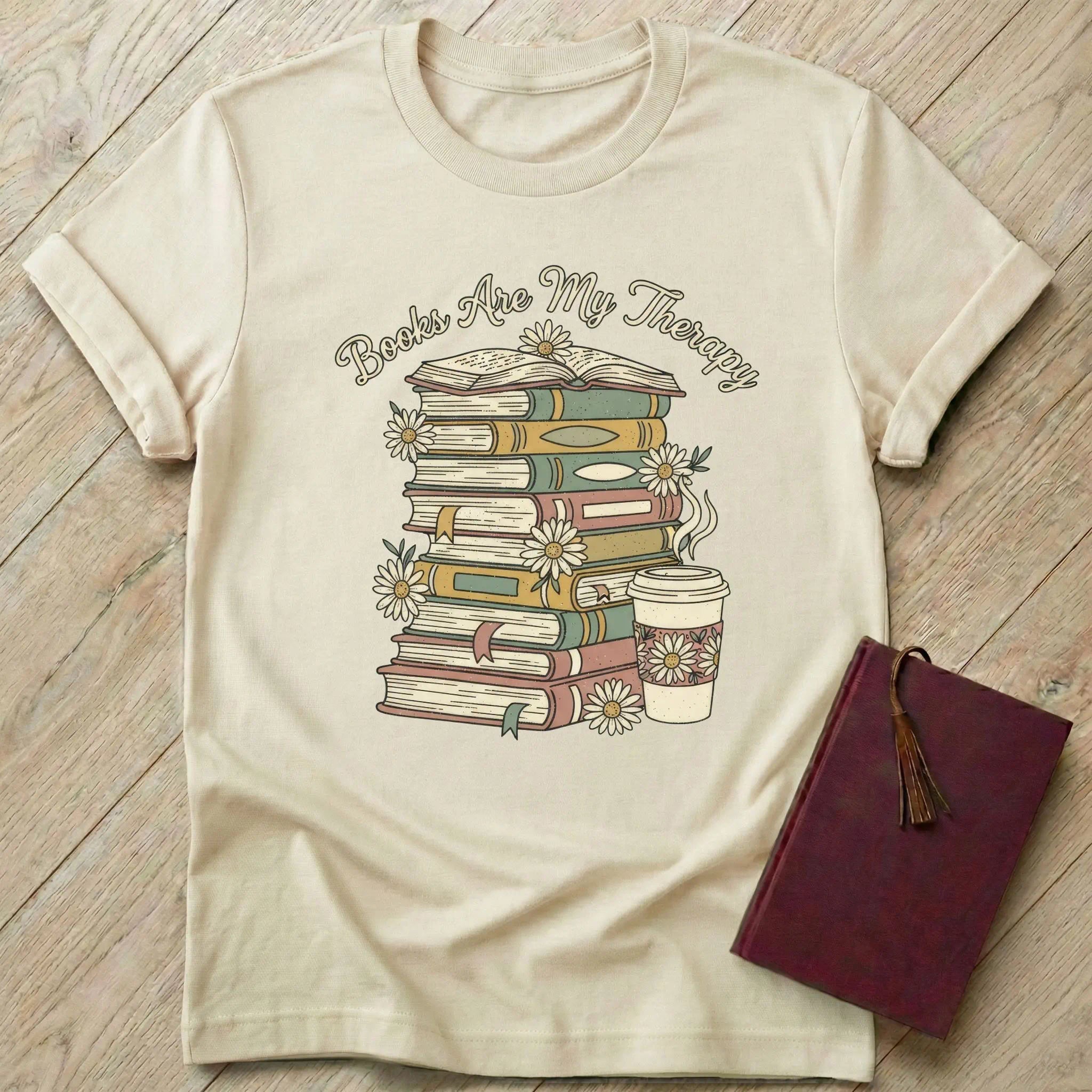 Books are My Therapy T-Shirt