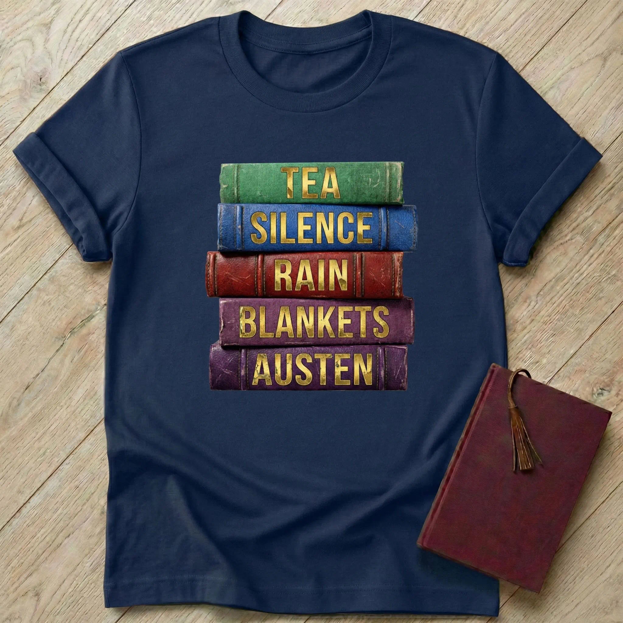 Tea Silence Rain Blankets Austen T-Shirt