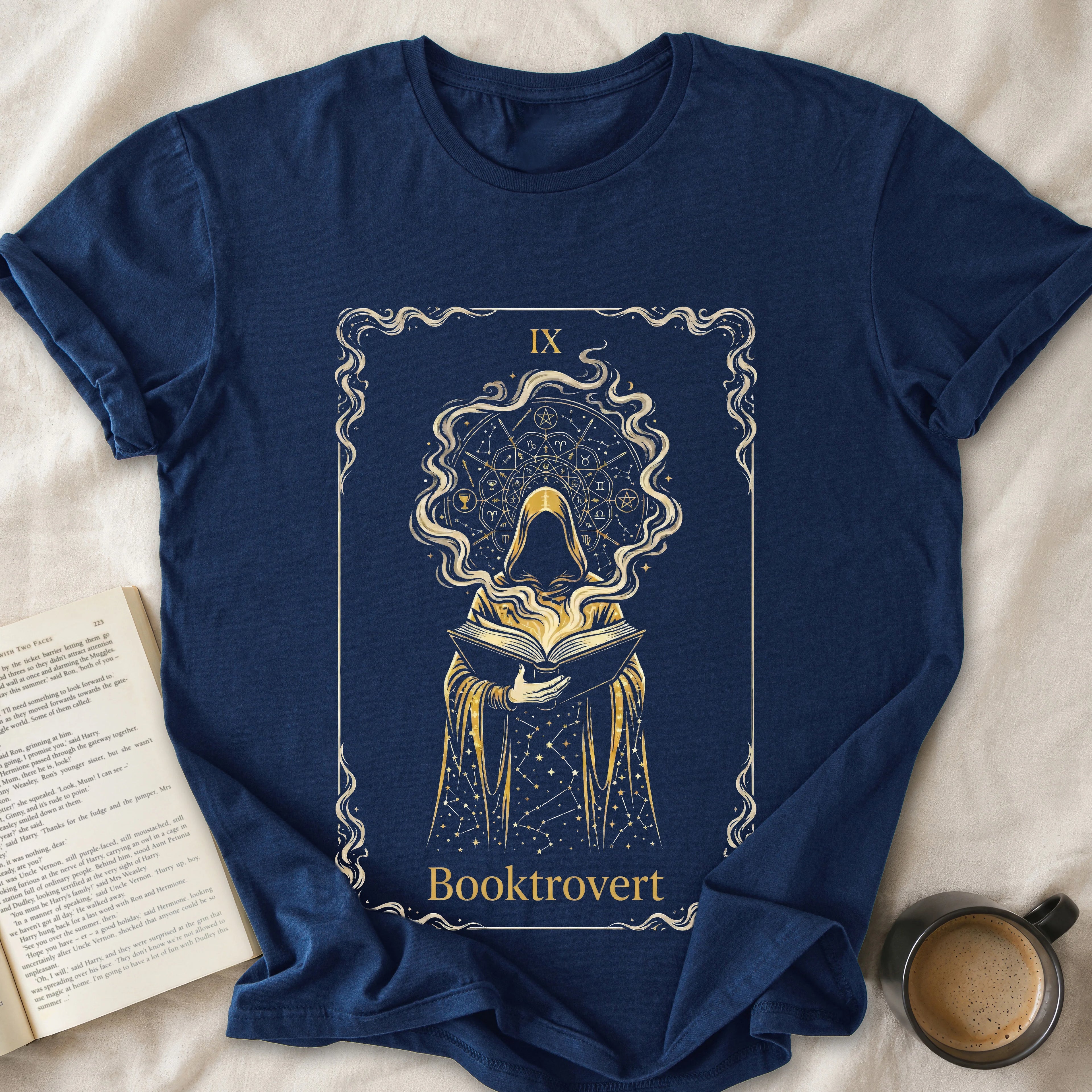 Booktrovert Tarot Card