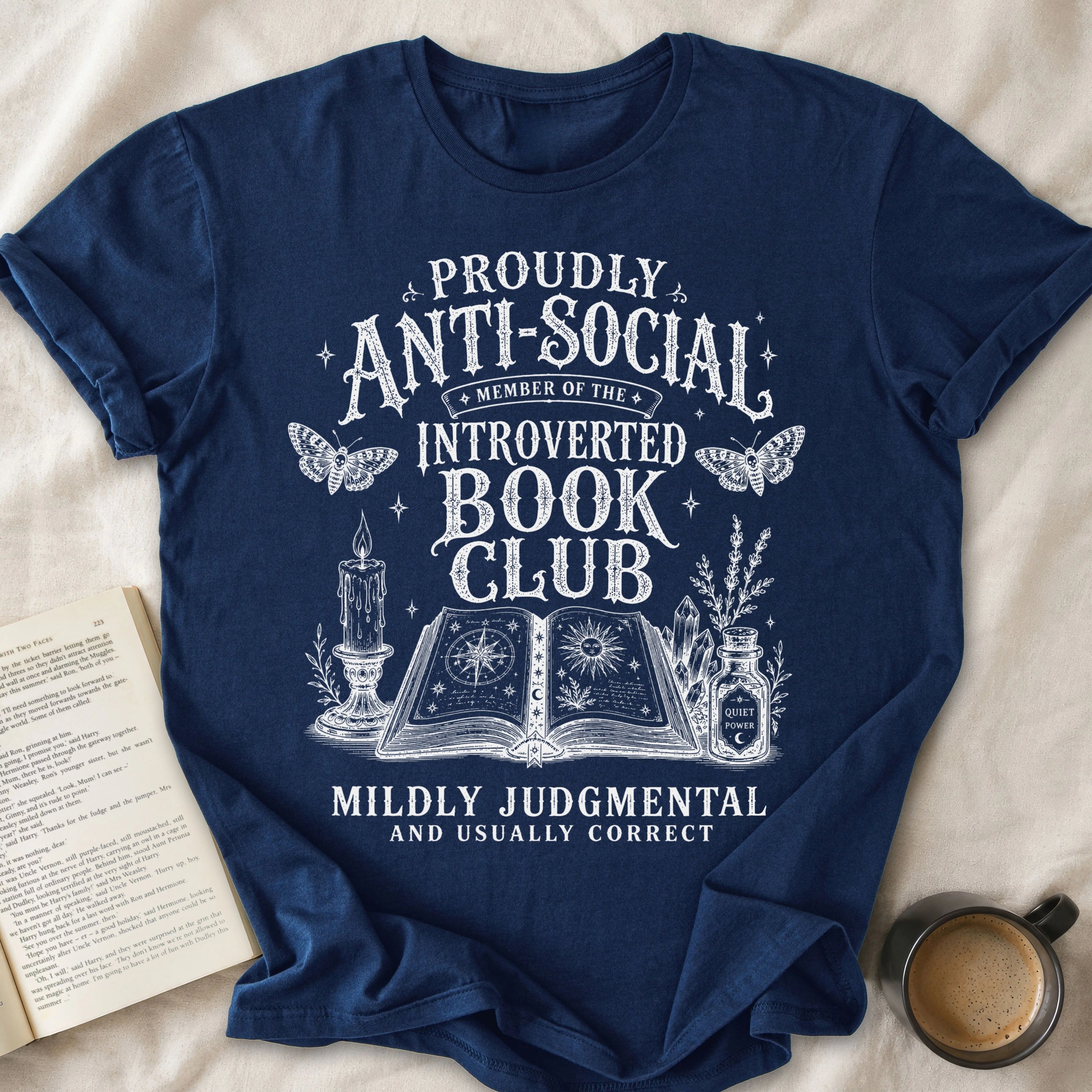 Introverted Book Club Whimsical