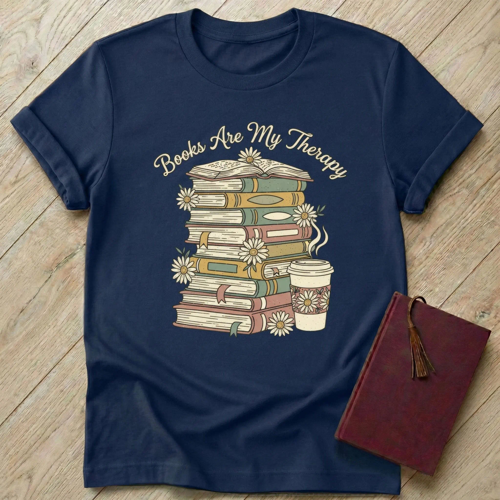 Books are My Therapy T-Shirt