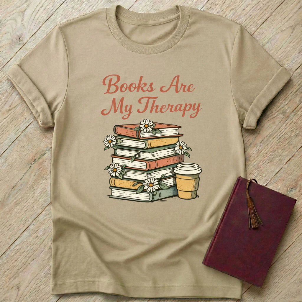 Books are My Therapy T-Shirt
