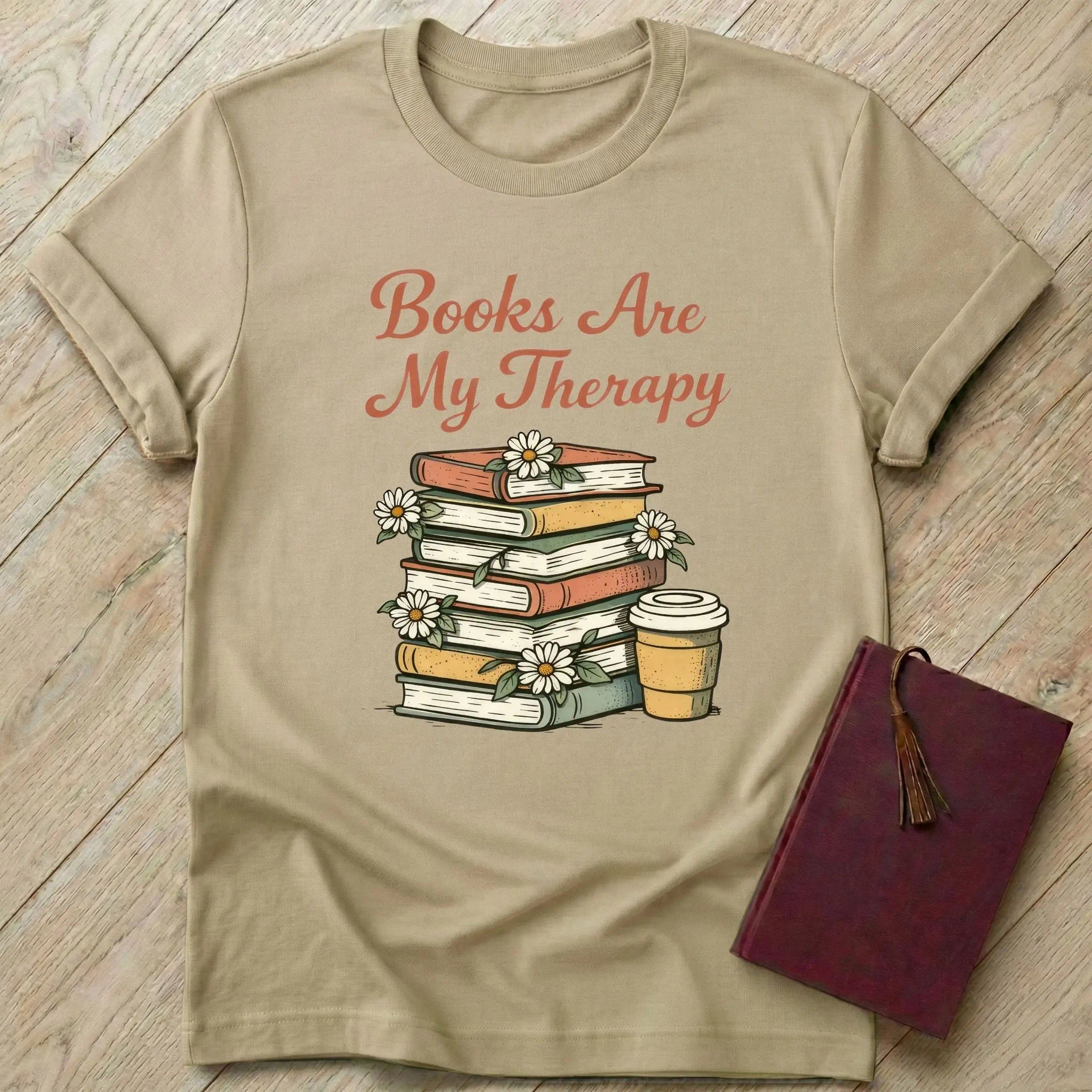 Books are My Therapy T-Shirt