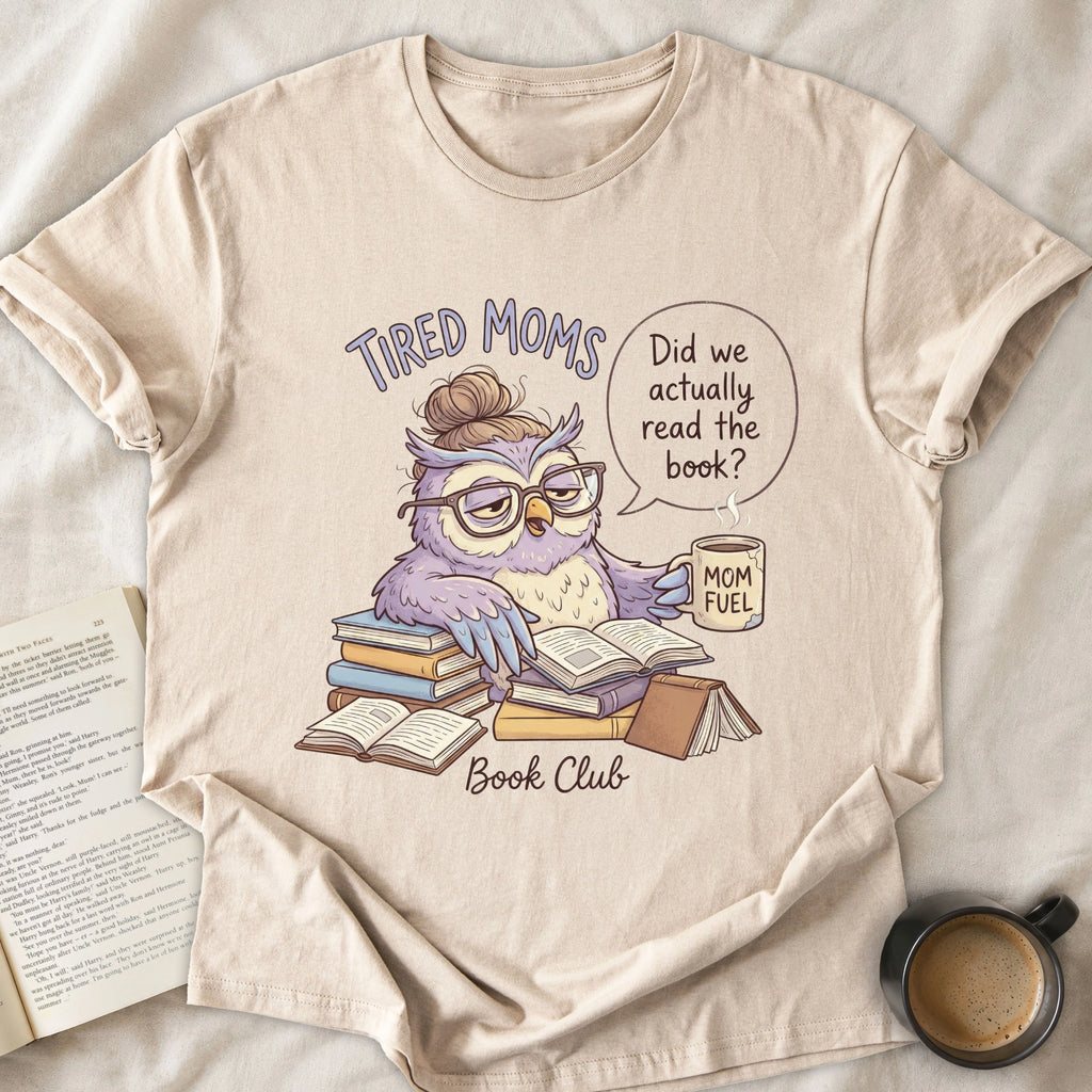 Tired Moms Book Club Owl