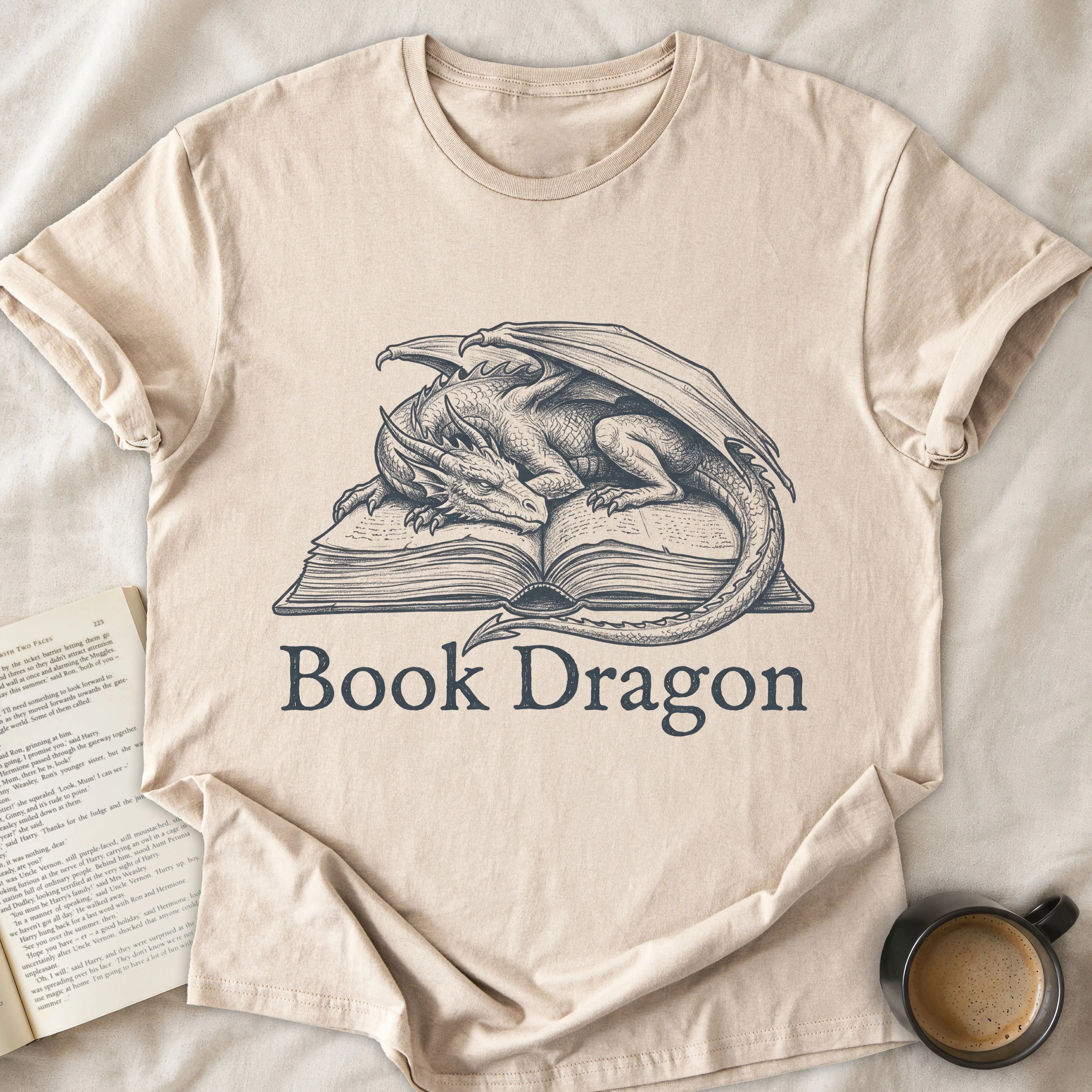 Book Dragon Drawing