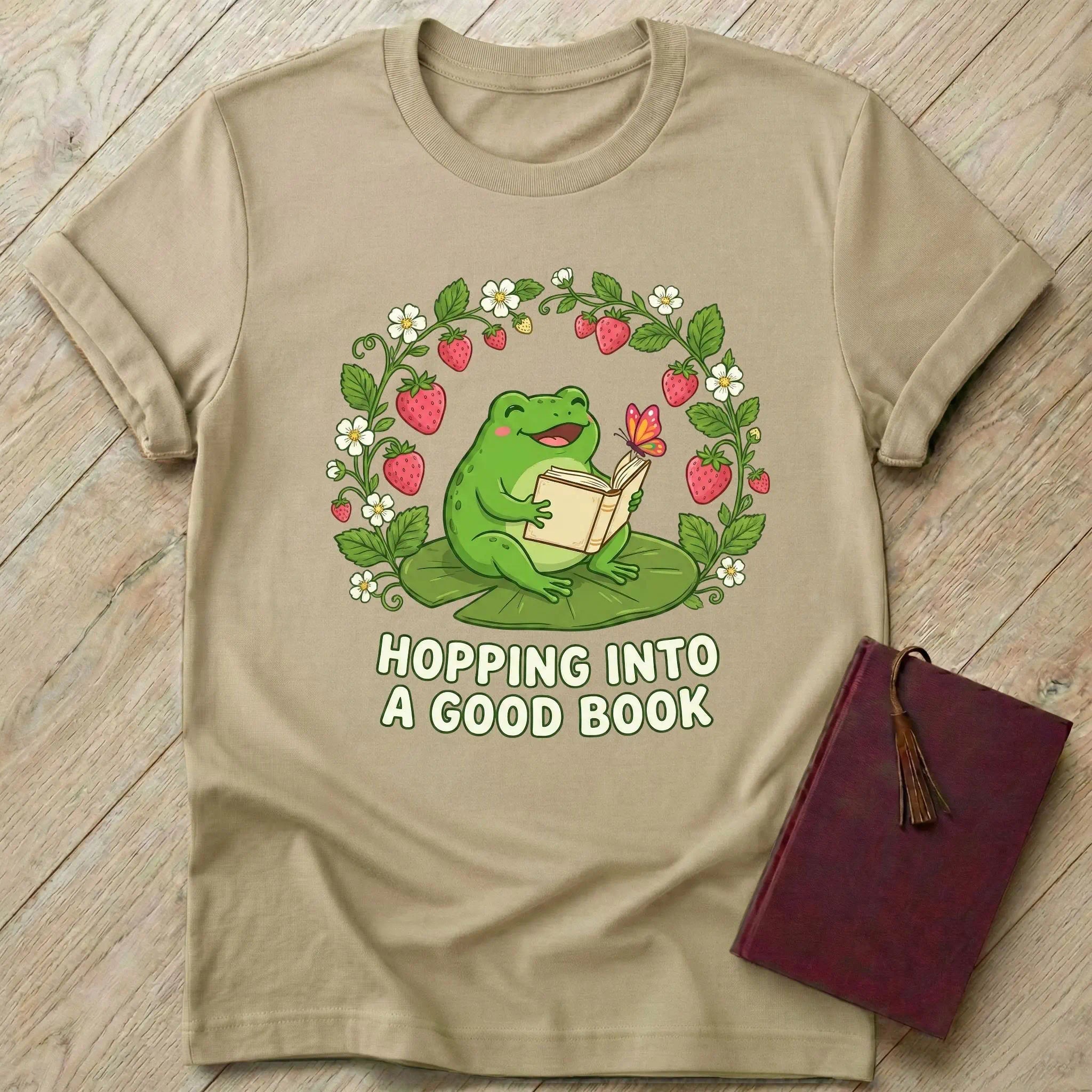 Hopping into a Good Book T-Shirt