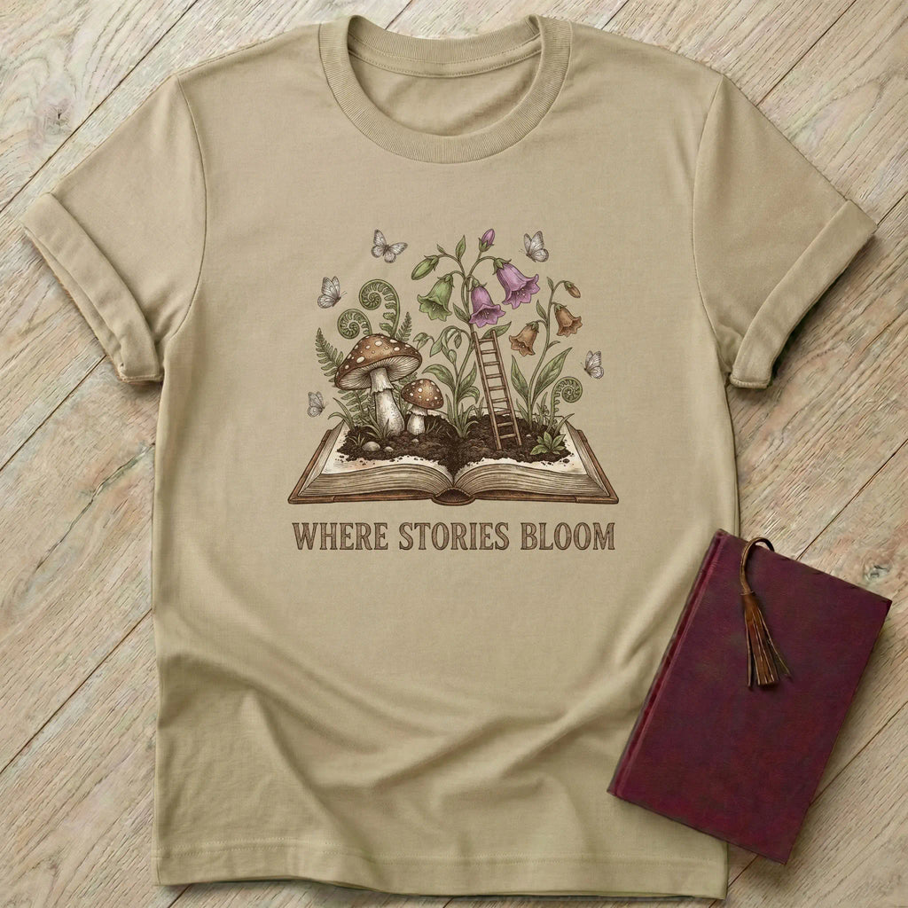Where Stories Bloom T-Shirt