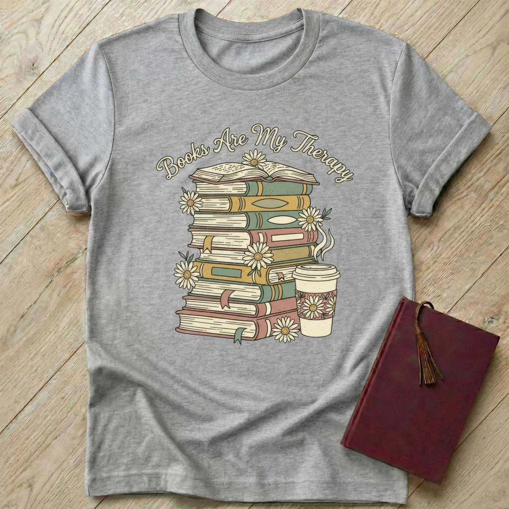 Books are My Therapy T-Shirt